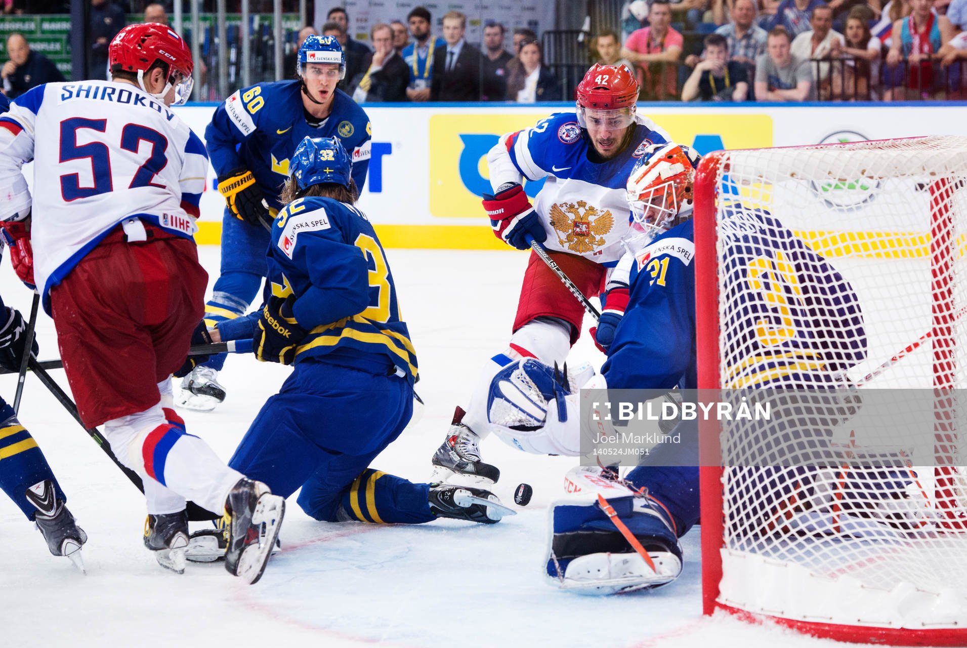 Rysslands Sergei Shirokov och Artyom Anisimov oroar