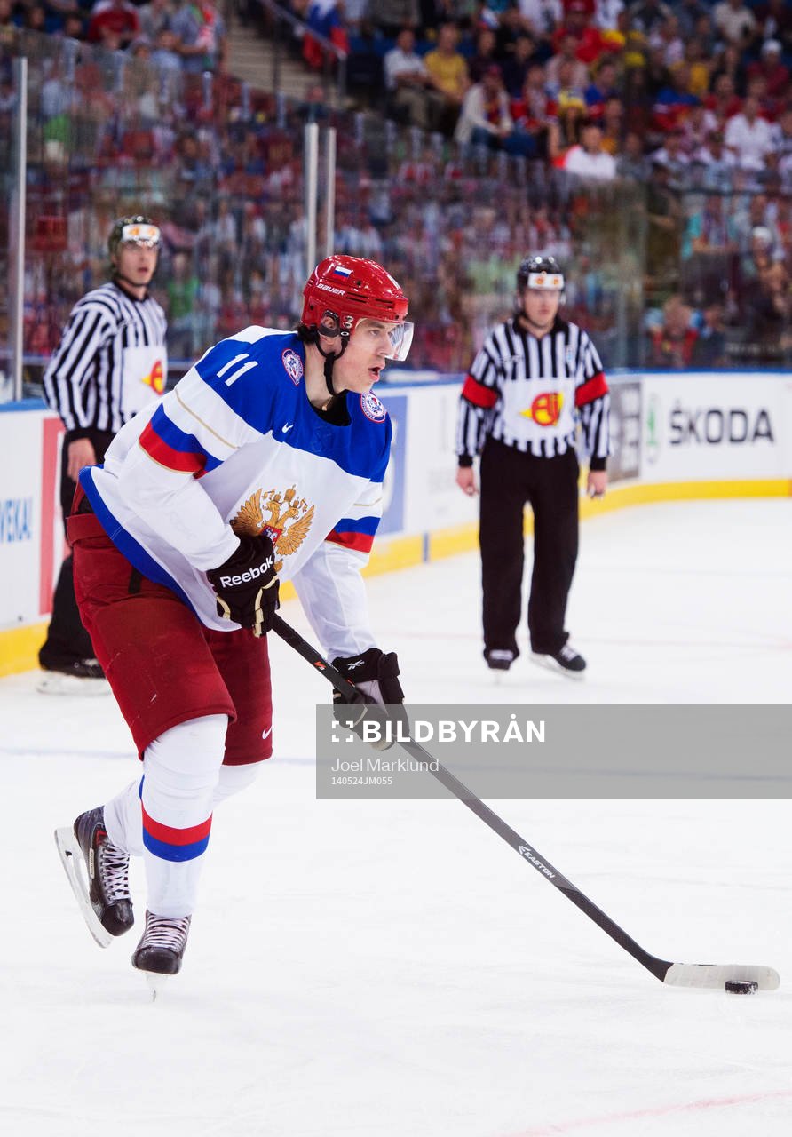 Rysslands Yevgeni Malkin