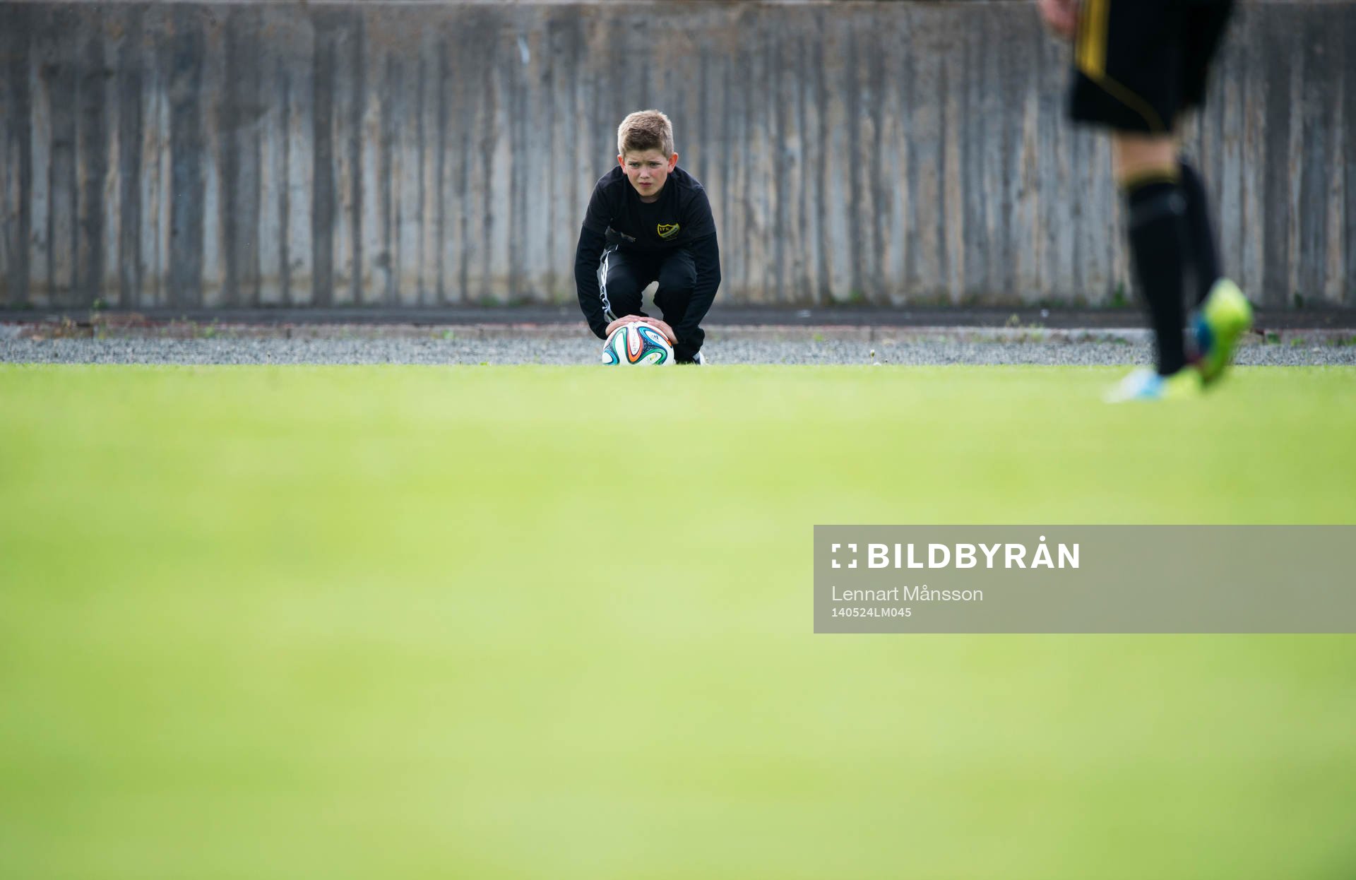 Bollkalle beredd att agera i matchen i division 111 mellan