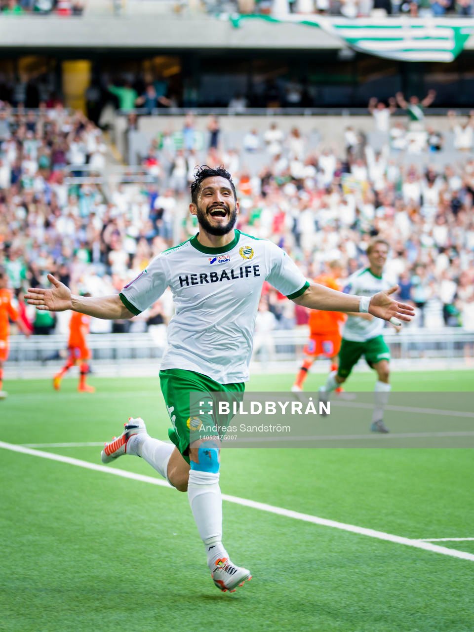 Hammarbys Pablo Piñones-Arce jublar