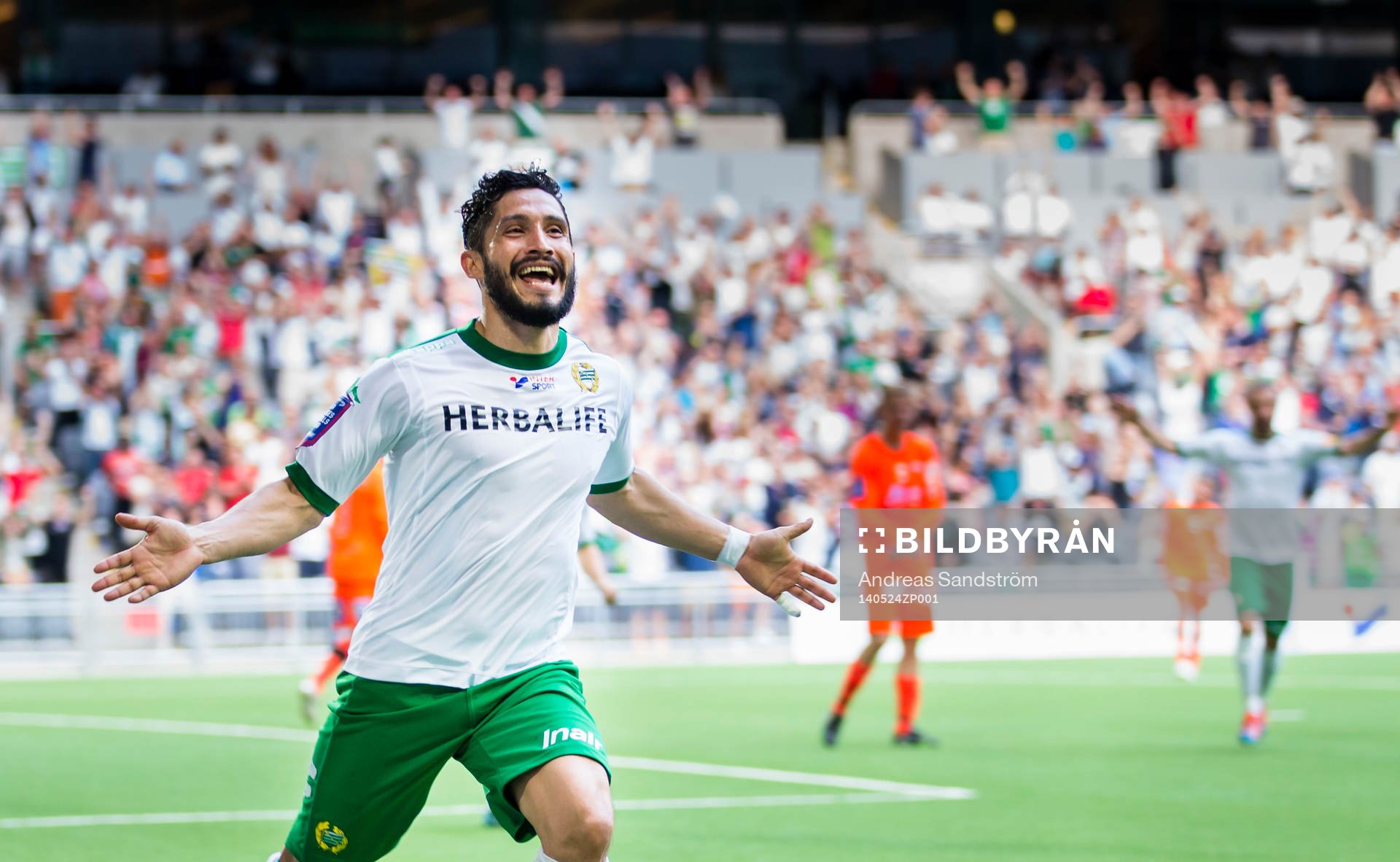 Hammarbys Pablo Piñones-Arce jublar