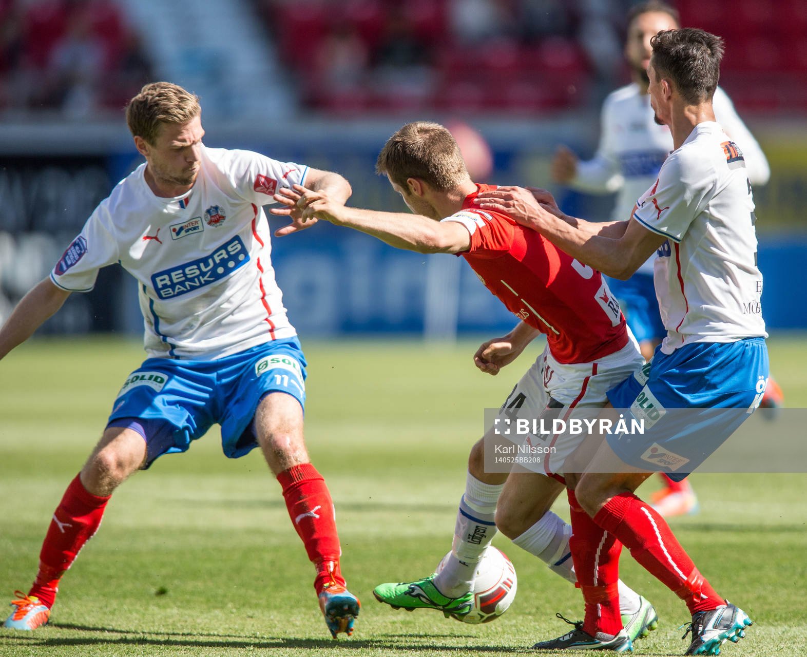 Helsingborgs Arnor Smarason och Kalmars Måns Söderqvist