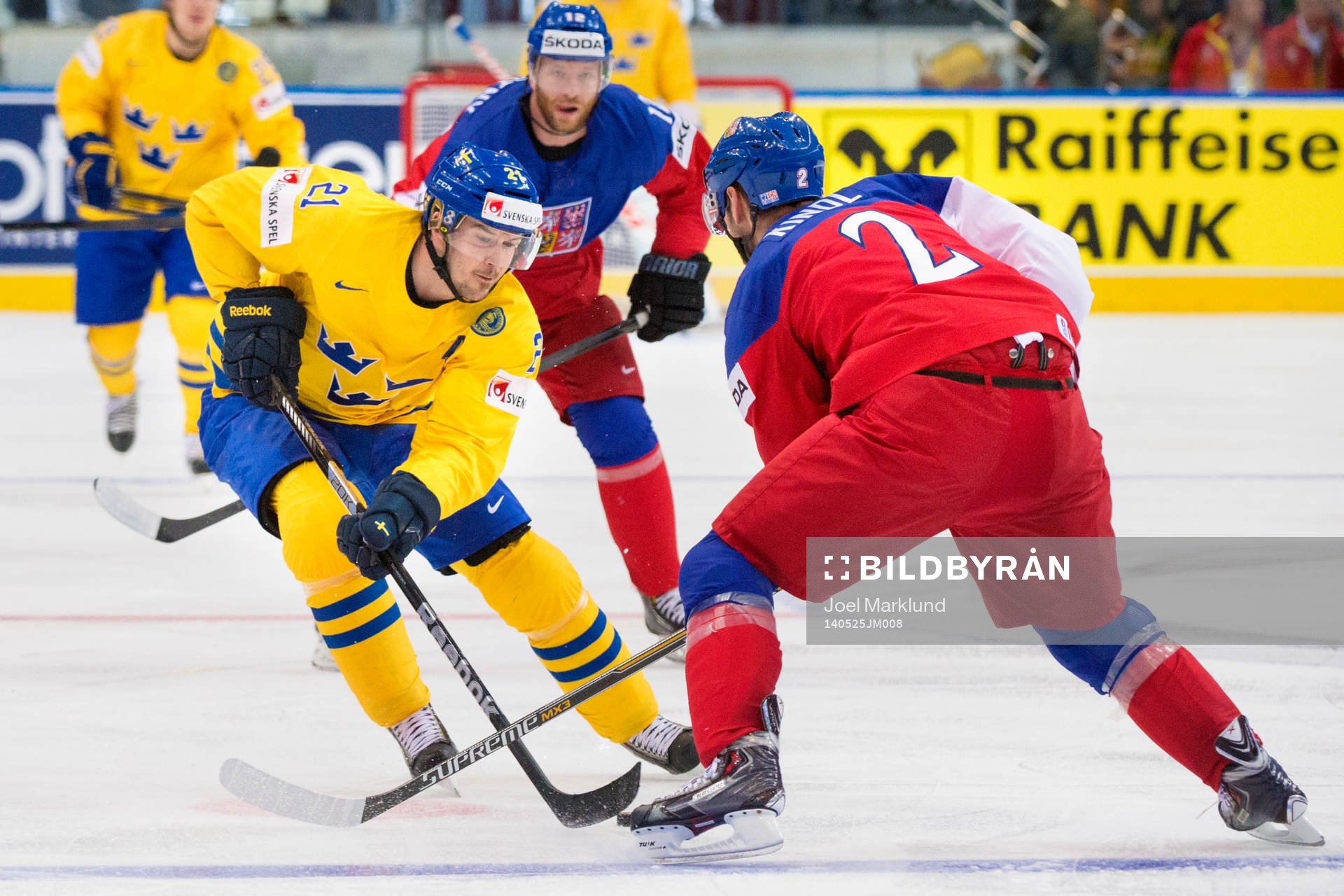 Sveriges Jimmie Ericsson utmanar Tjeckiens Jakub Kindl