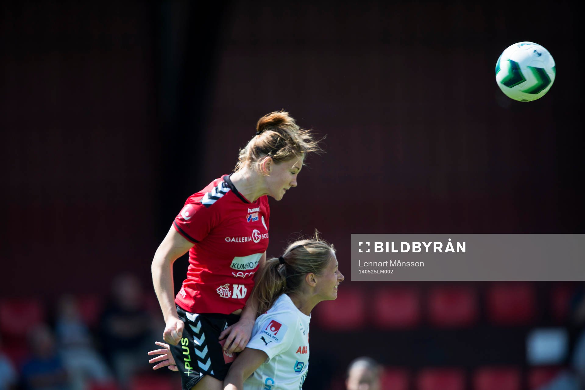 Kristianstads Mia Carlsson i matchen i damallsvenskan