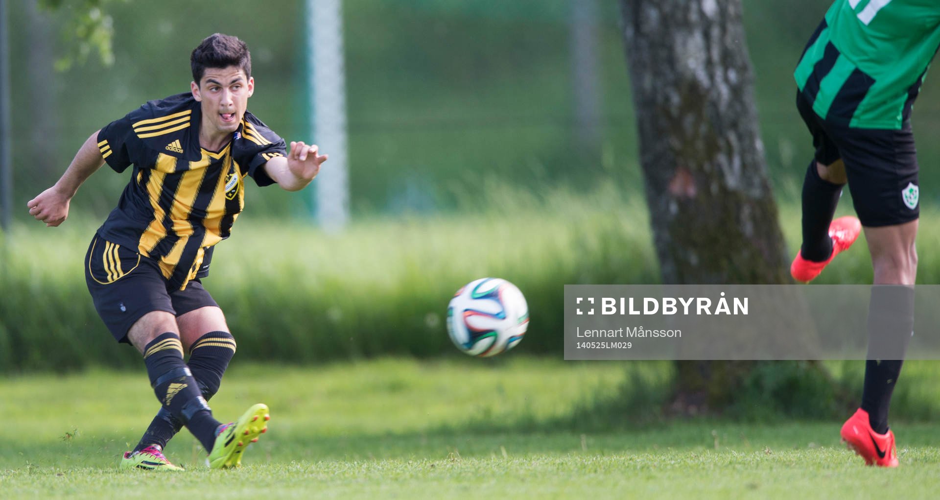 IFK Hässleholms Abdulmajid Al Hamwy i matchen i