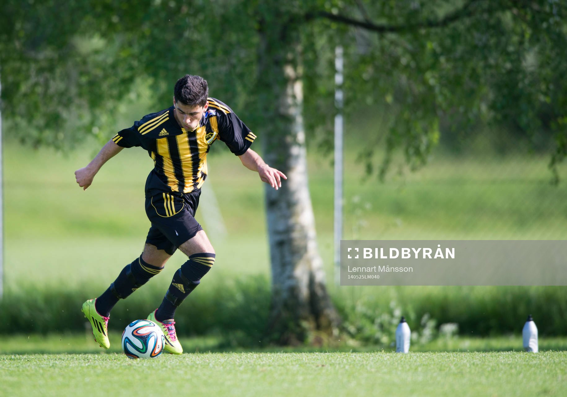 IFK Hässleholms Abdulmajid Al Hamwy i matchen i