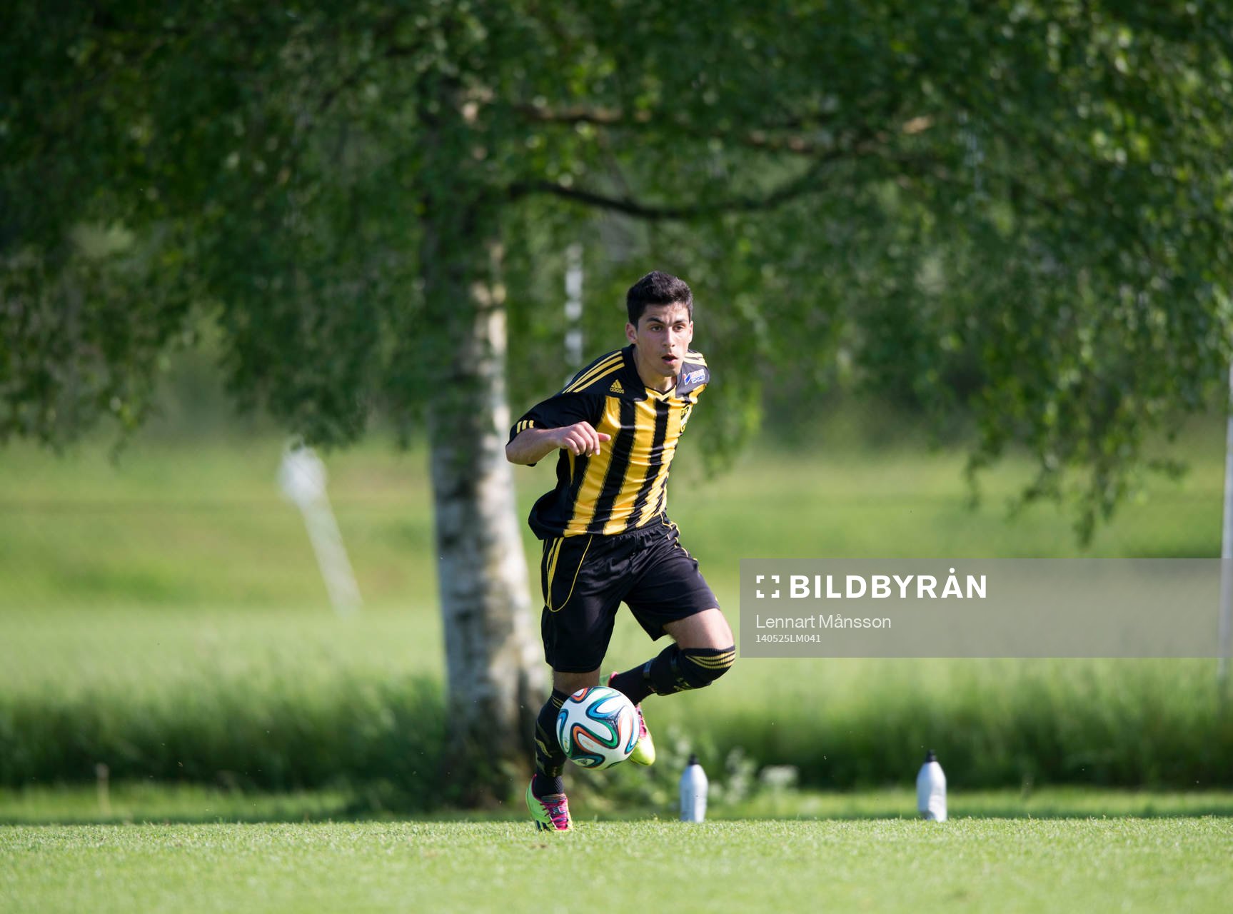 IFK Hässleholms Abdulmajid Al Hamwy i matchen i