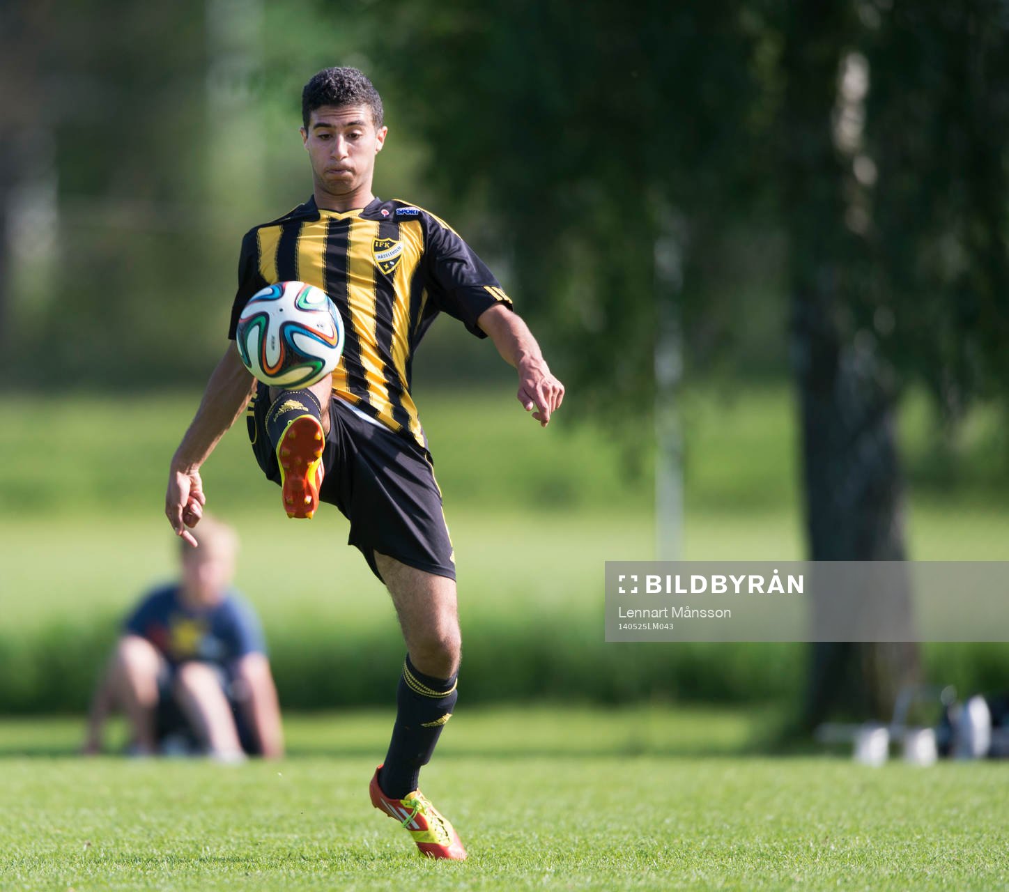 IFK Hässleholms Laif Mirée i matchen i juniorallsvenskan