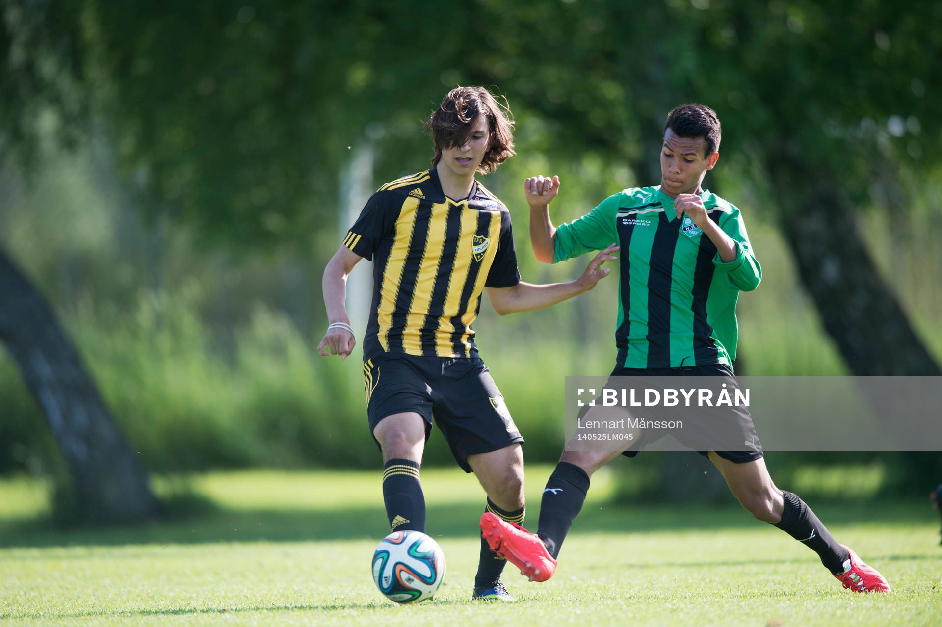 IFK Hässleholms Mert Yanev  i matchen i juniorallsvenskan