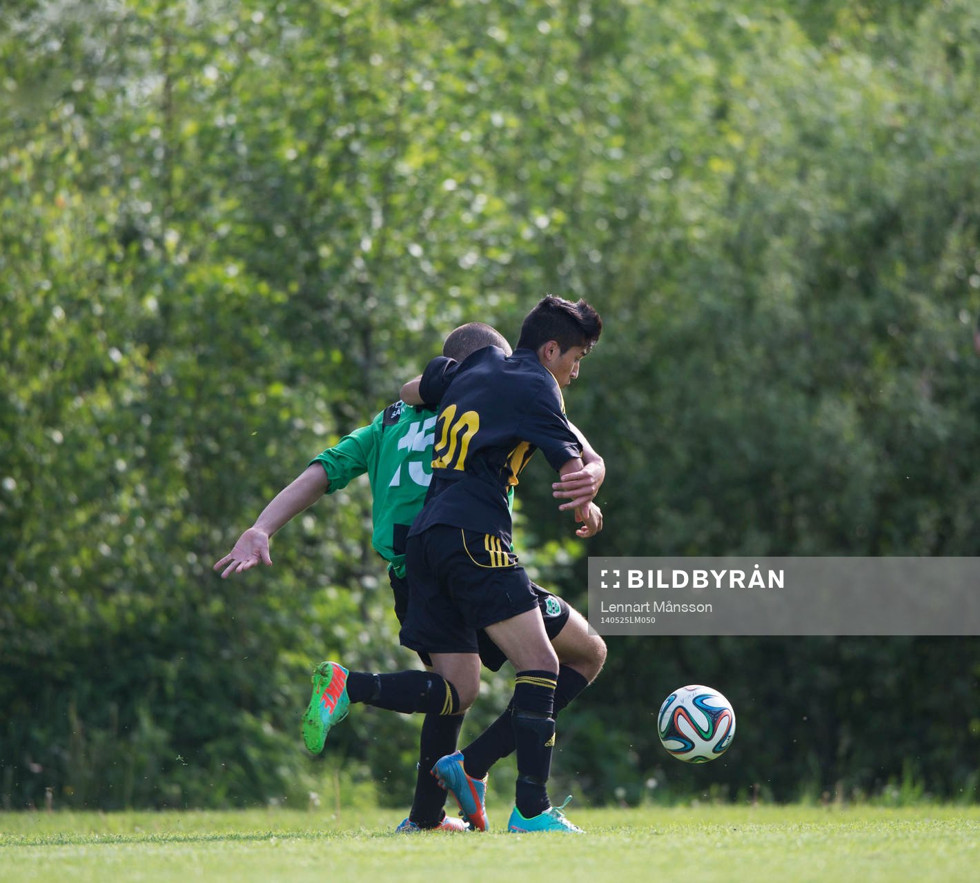 IFK Hässleholms Hamed Rahimi  i matchen i juniorallsvenskan mellan IFK Hässleholm och Högaborg i Hässleholm 25 maj  2014.