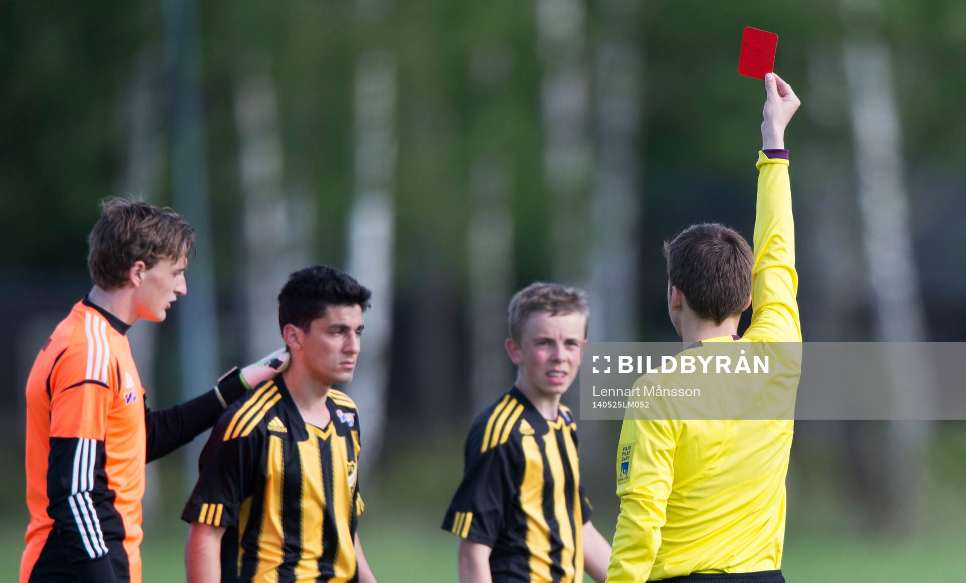 IFK Hässleholms Abdulmajid Al Hamwy blir utvisad  i