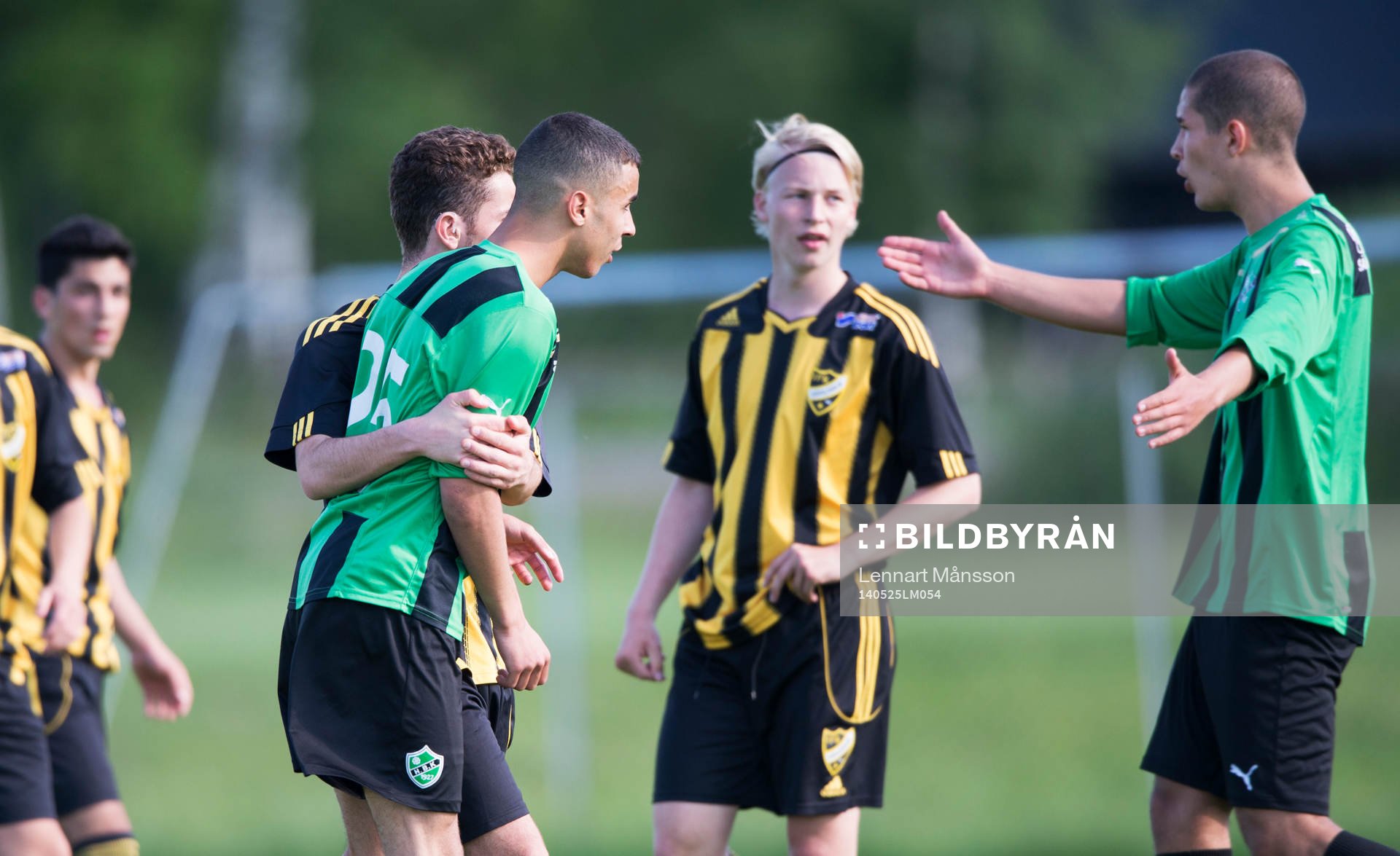 Bråk mellan Hässleholms och Högaborgs spelare i matchen