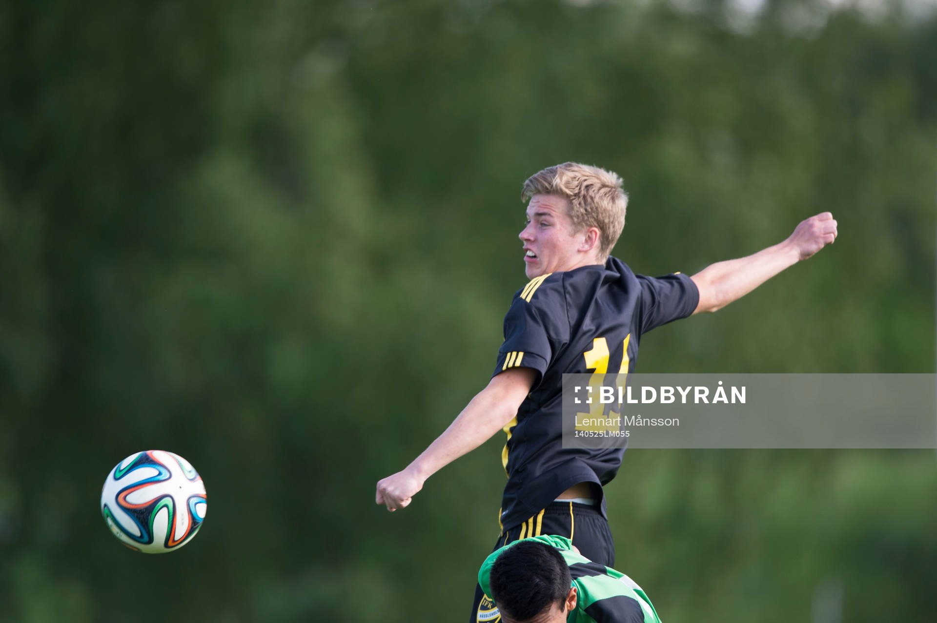 IFK Hässleholms Edvin Rydell i matchen i juniorallsvenskan
