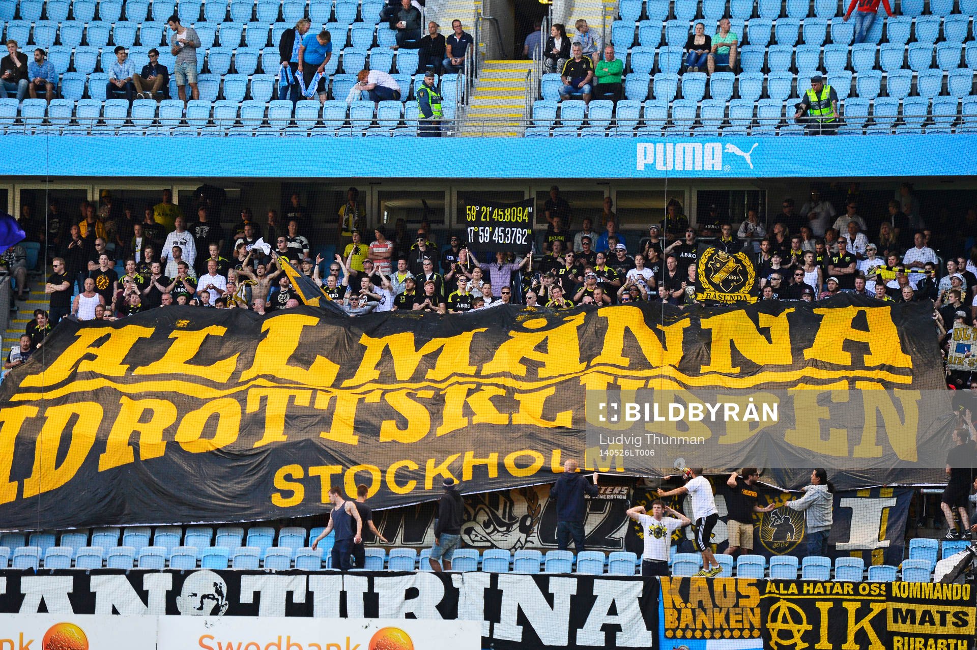 AIK tifo