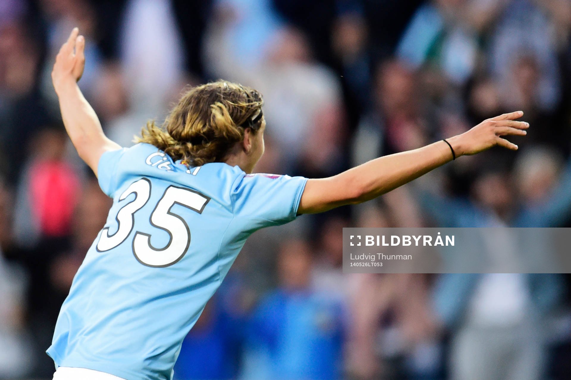 Malmö FFs Pawel Cibicki jublar