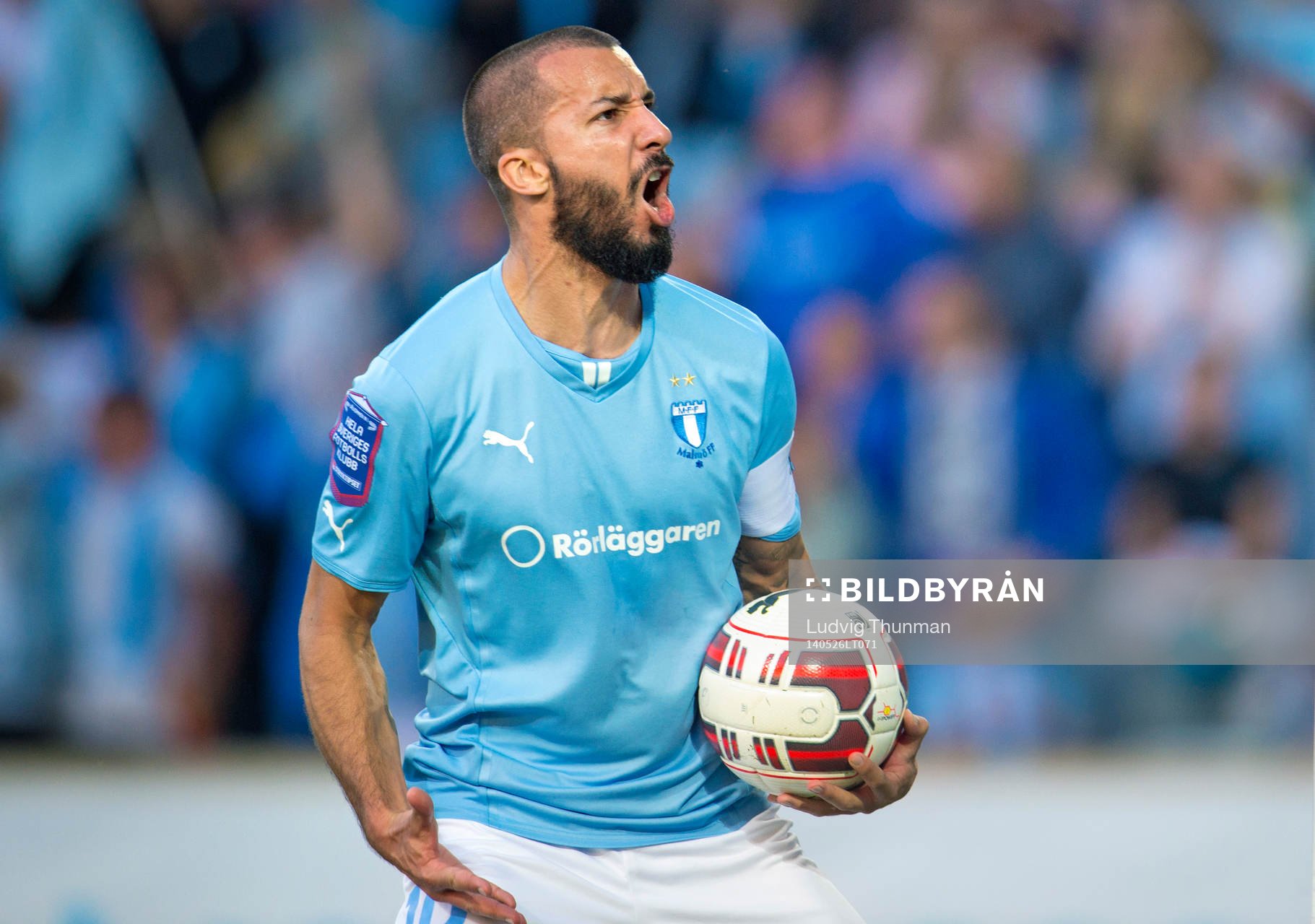 Malmö FFs Guillermo Molins jublar