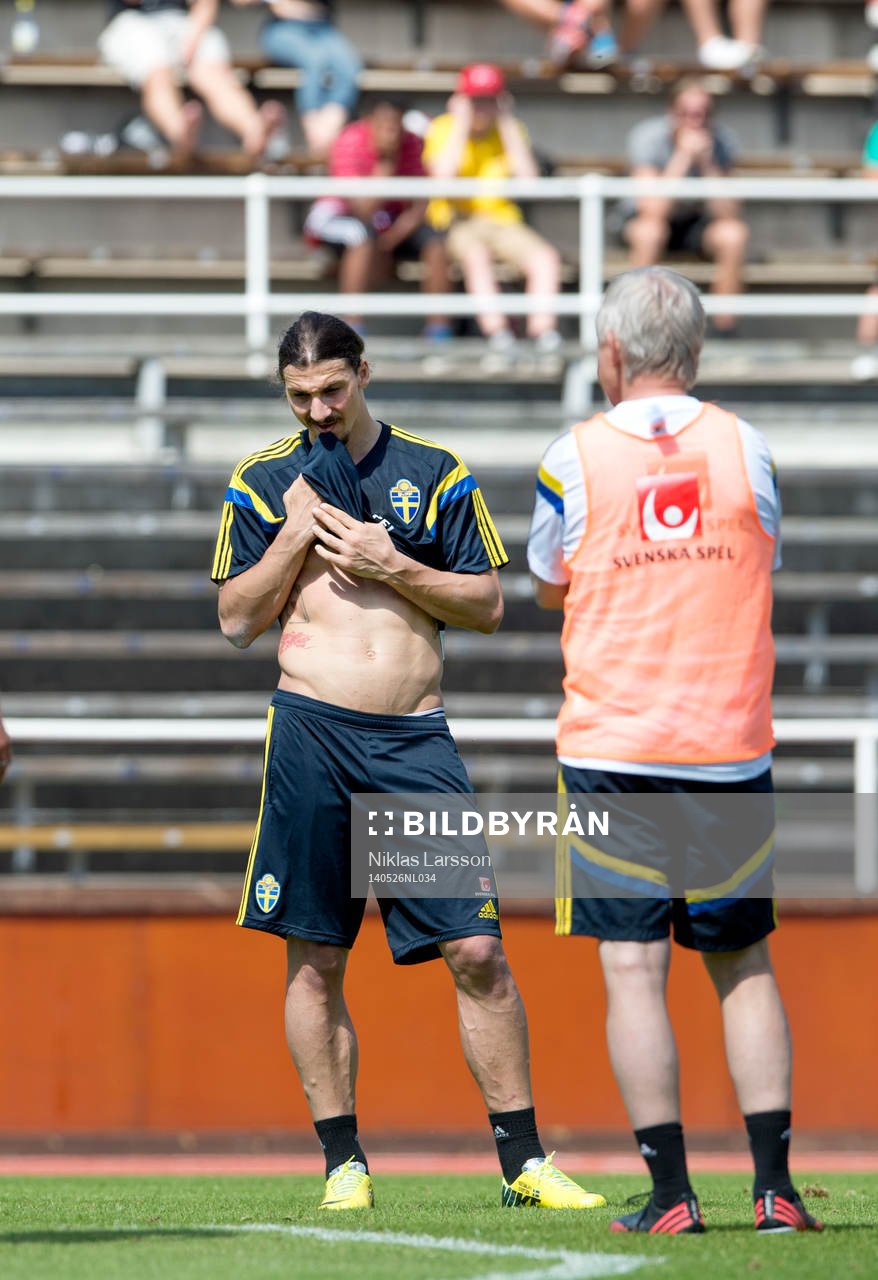Sveriges Zlatan Ibrahimovic deppar