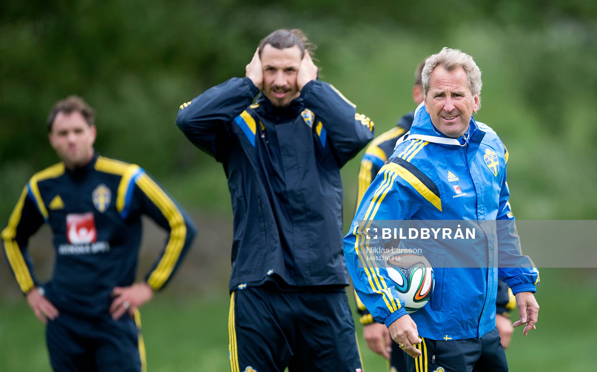 Sveriges förbundskapten Erik Hamrén, Zlatan Ibrahimovic