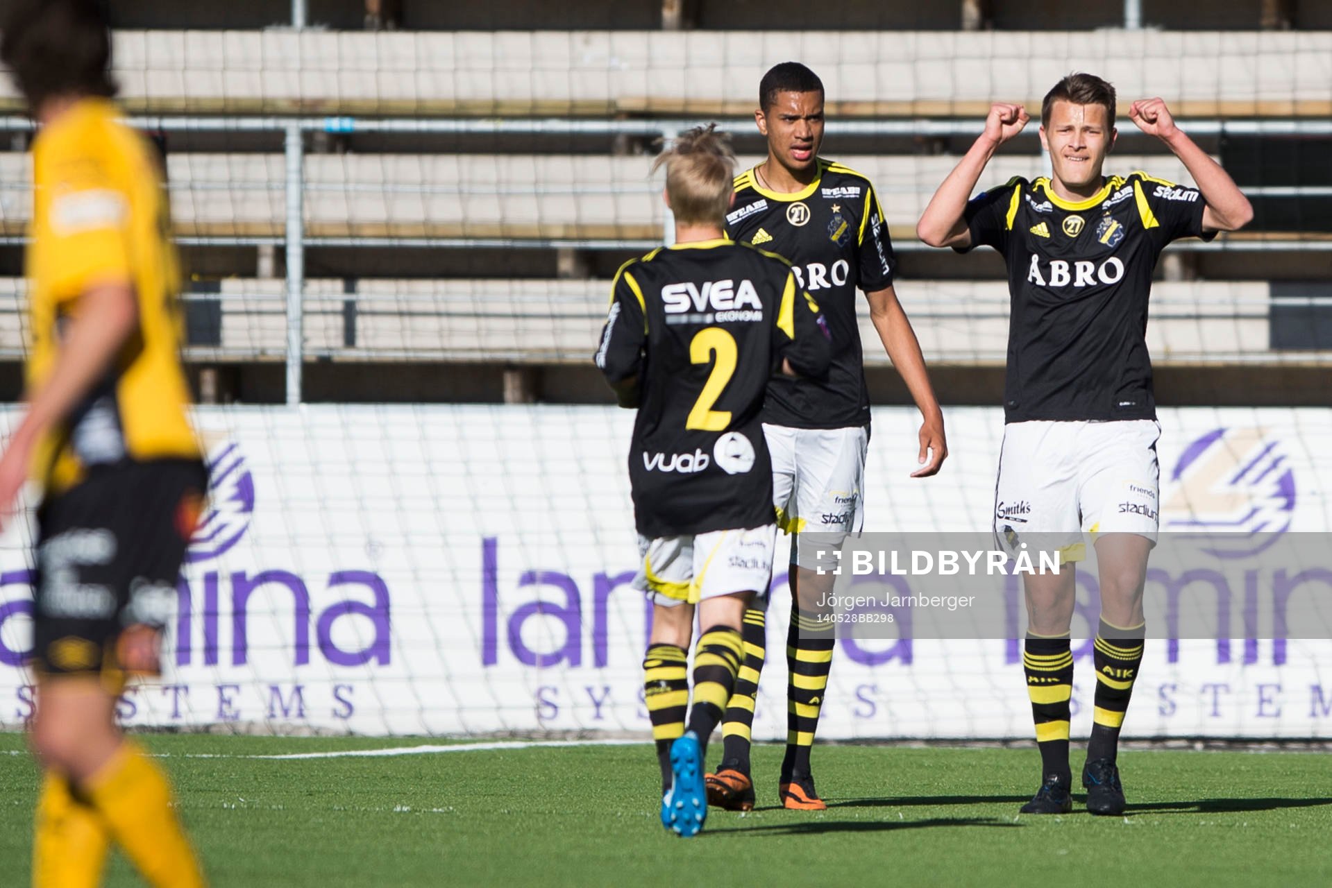 AIKs Marcus West jublar