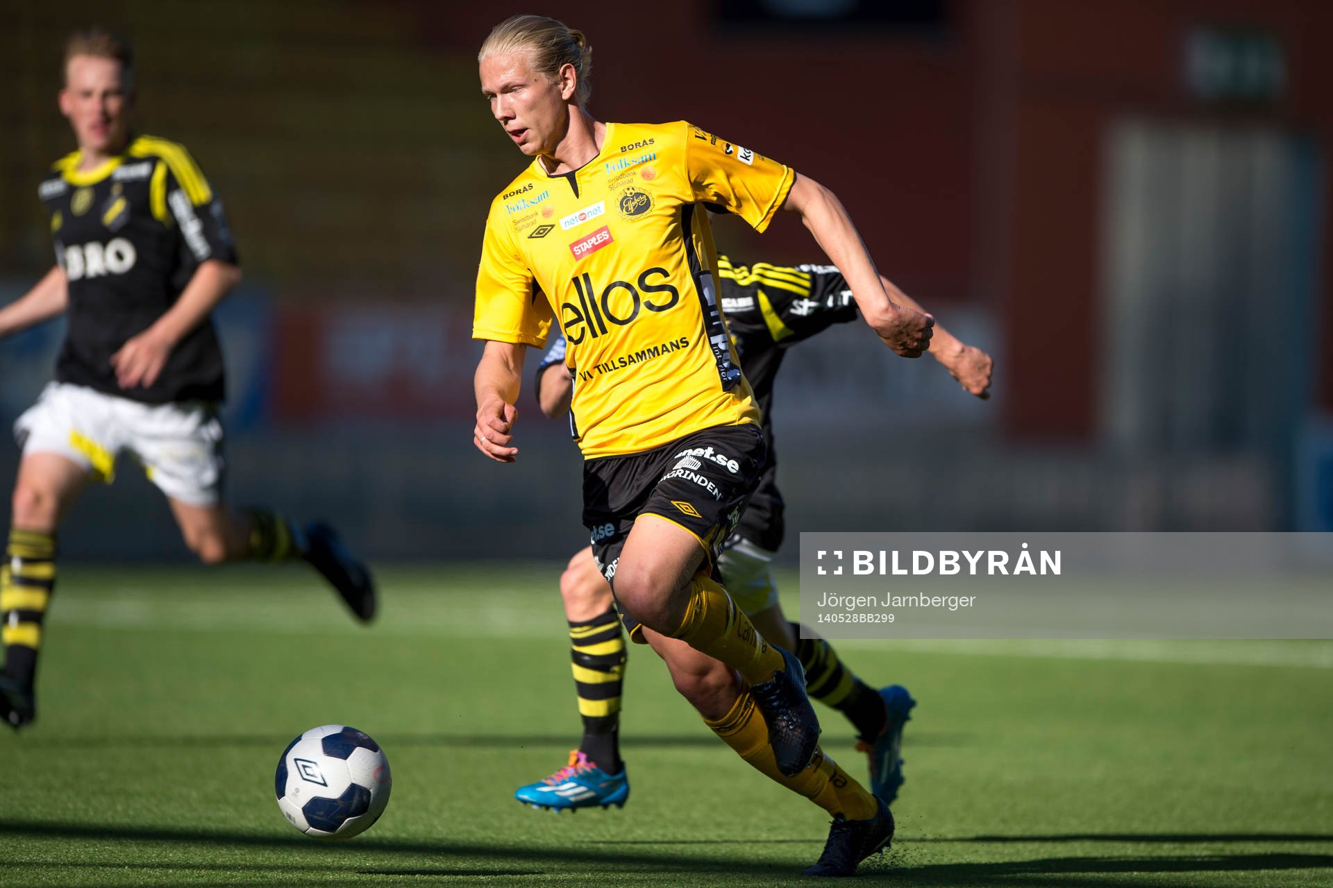 Elfsborgs Jakob Berg på väg att göra 1-2