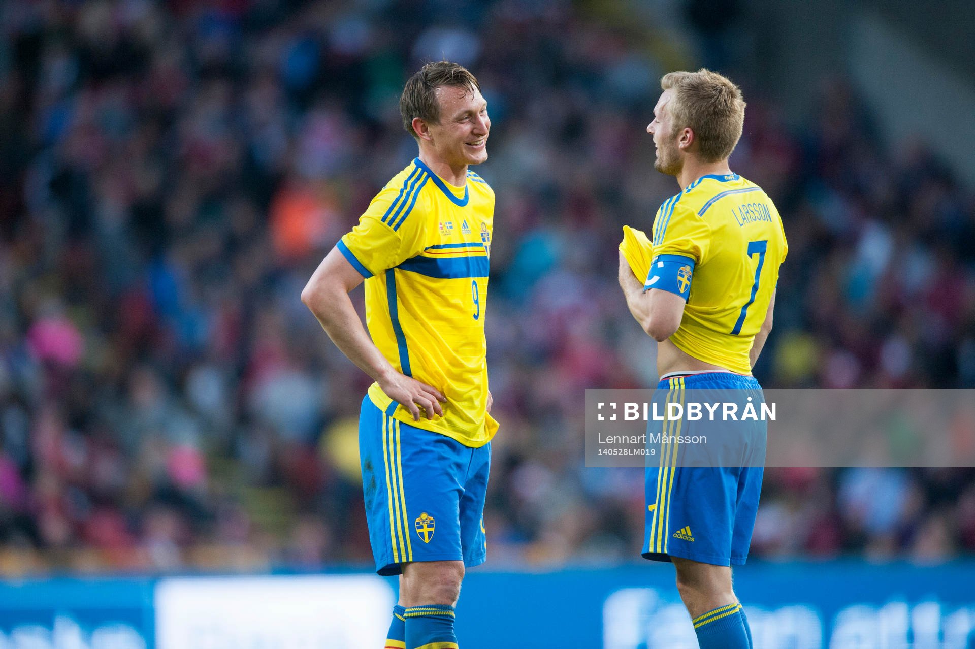 Sveriges frisparksskyttar Kim Källström och Sebastian