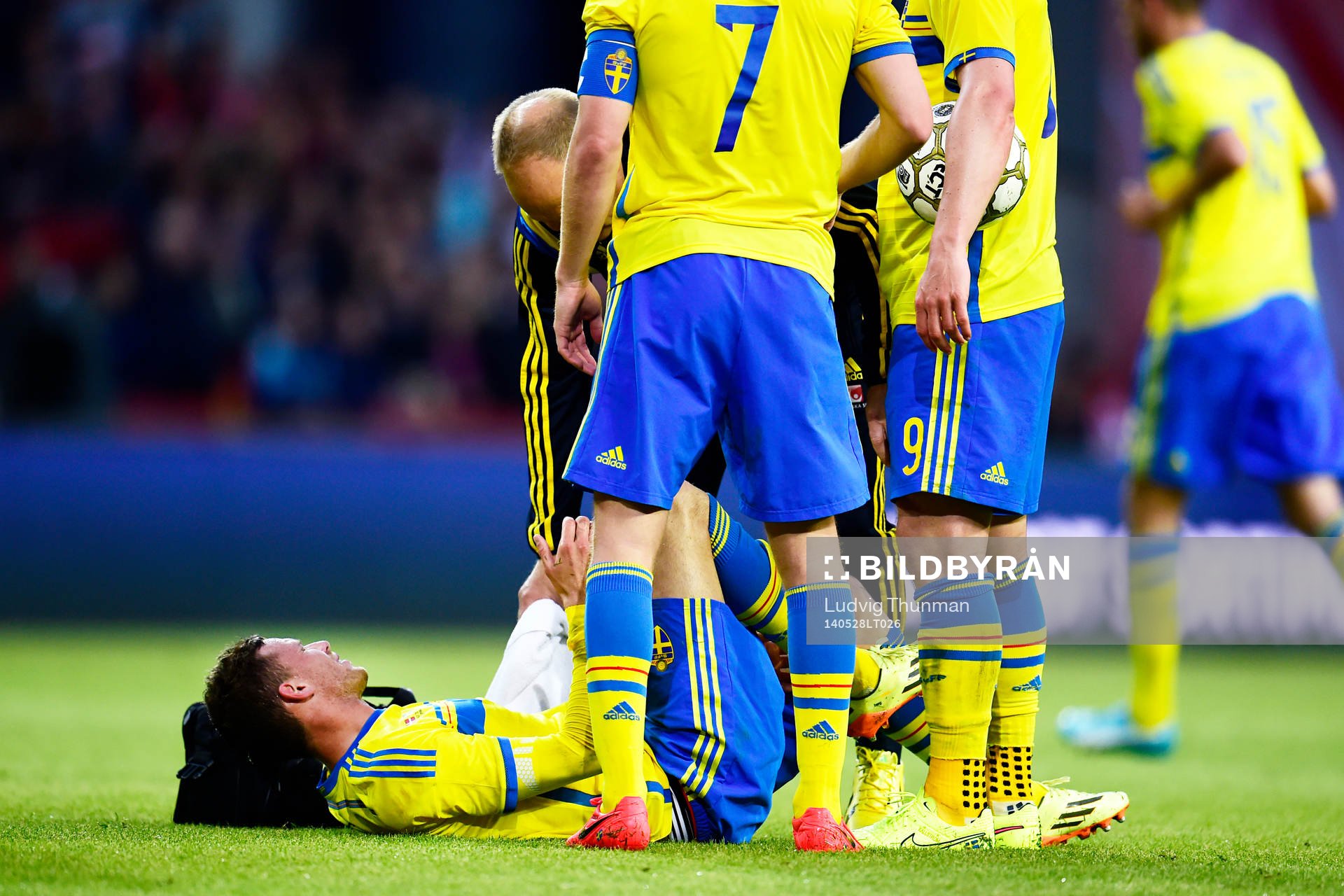 Sveriges Marcus Berg får vård