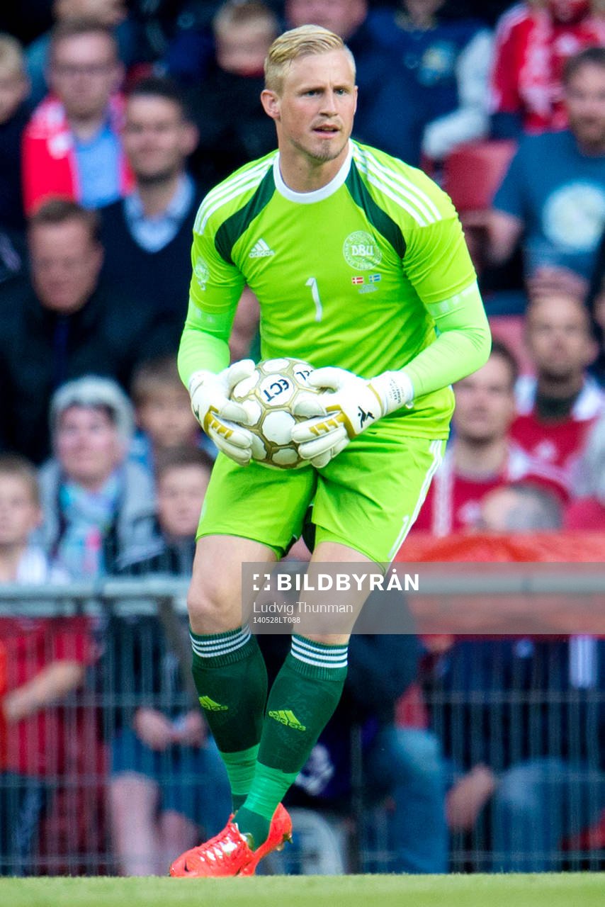 Danmarks målvakt Kasper Schmeichel
