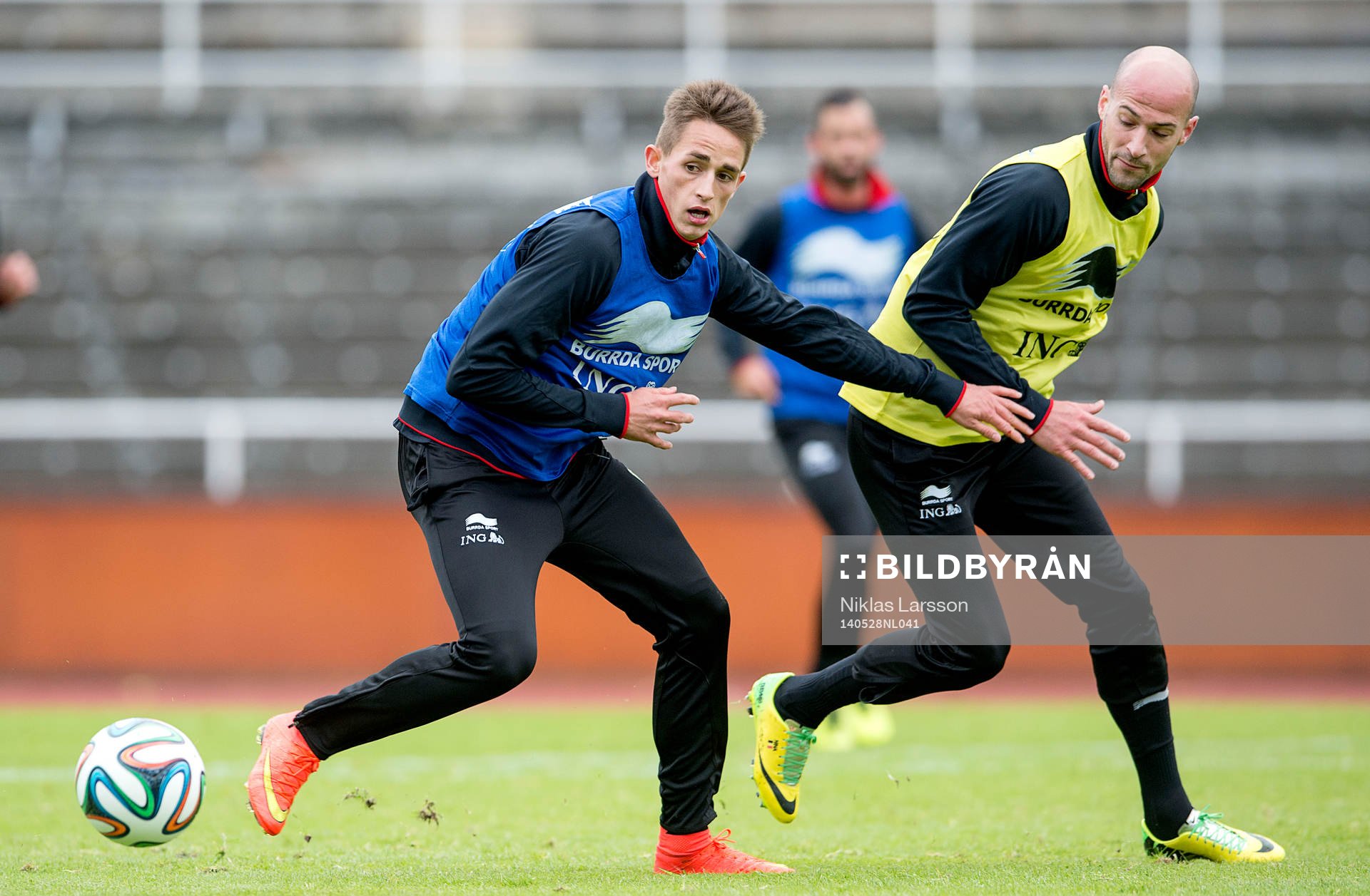 Belgiens Adnan Januzaj och laurent Ciman