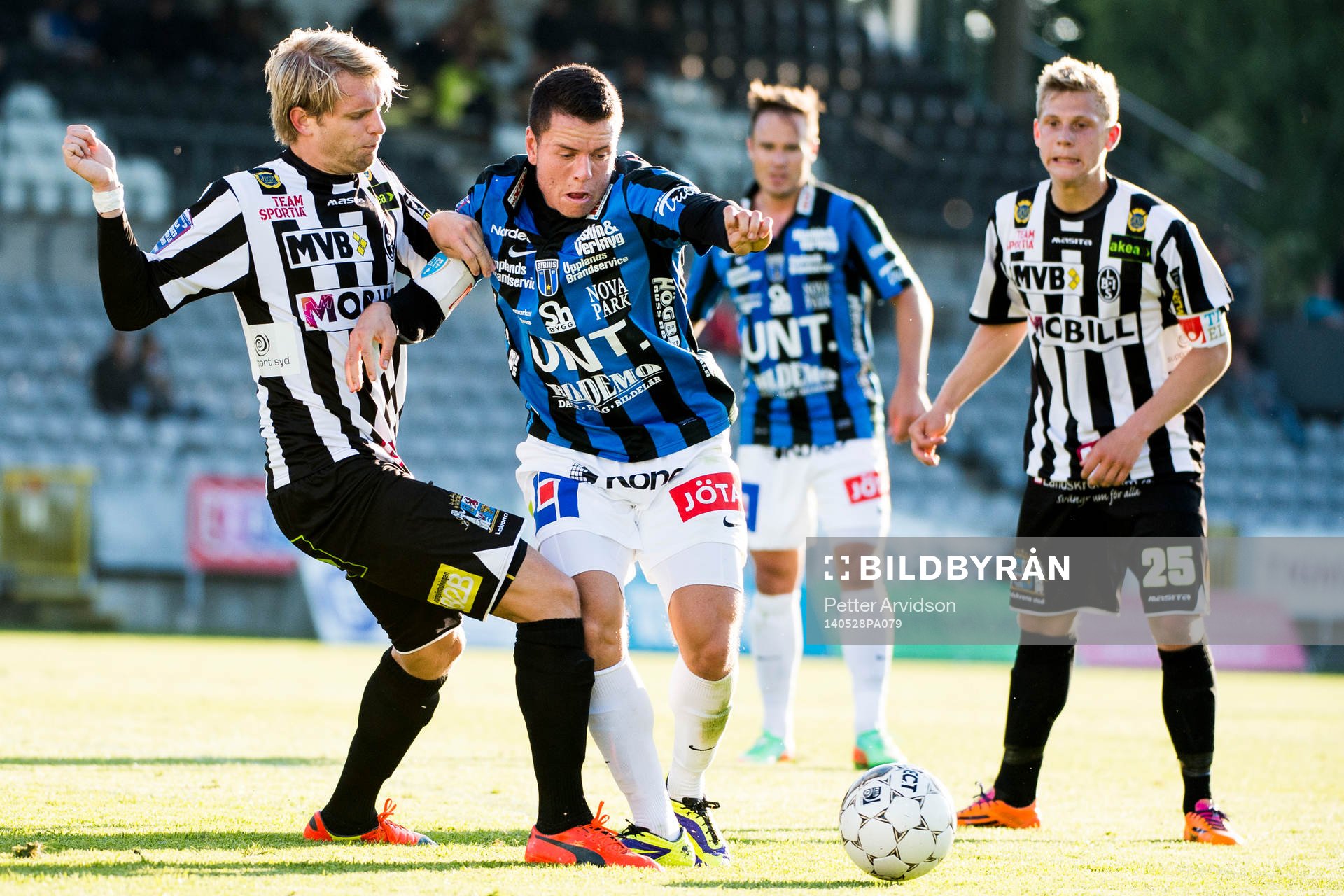 Landskronas Martin Rudolfsson och Sirius Kerim Mrabti