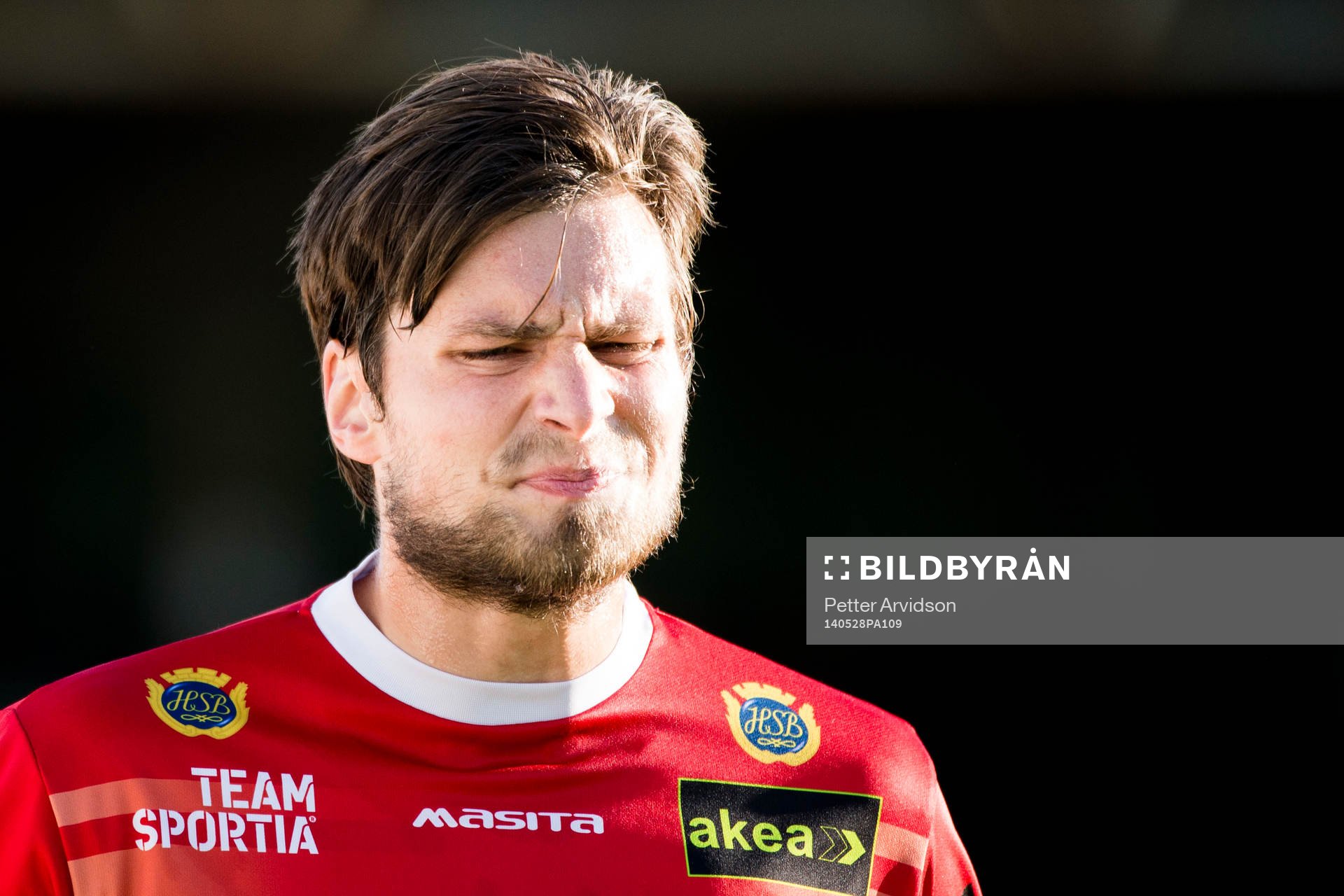Landskronas målvakt Niklas Uddenäs