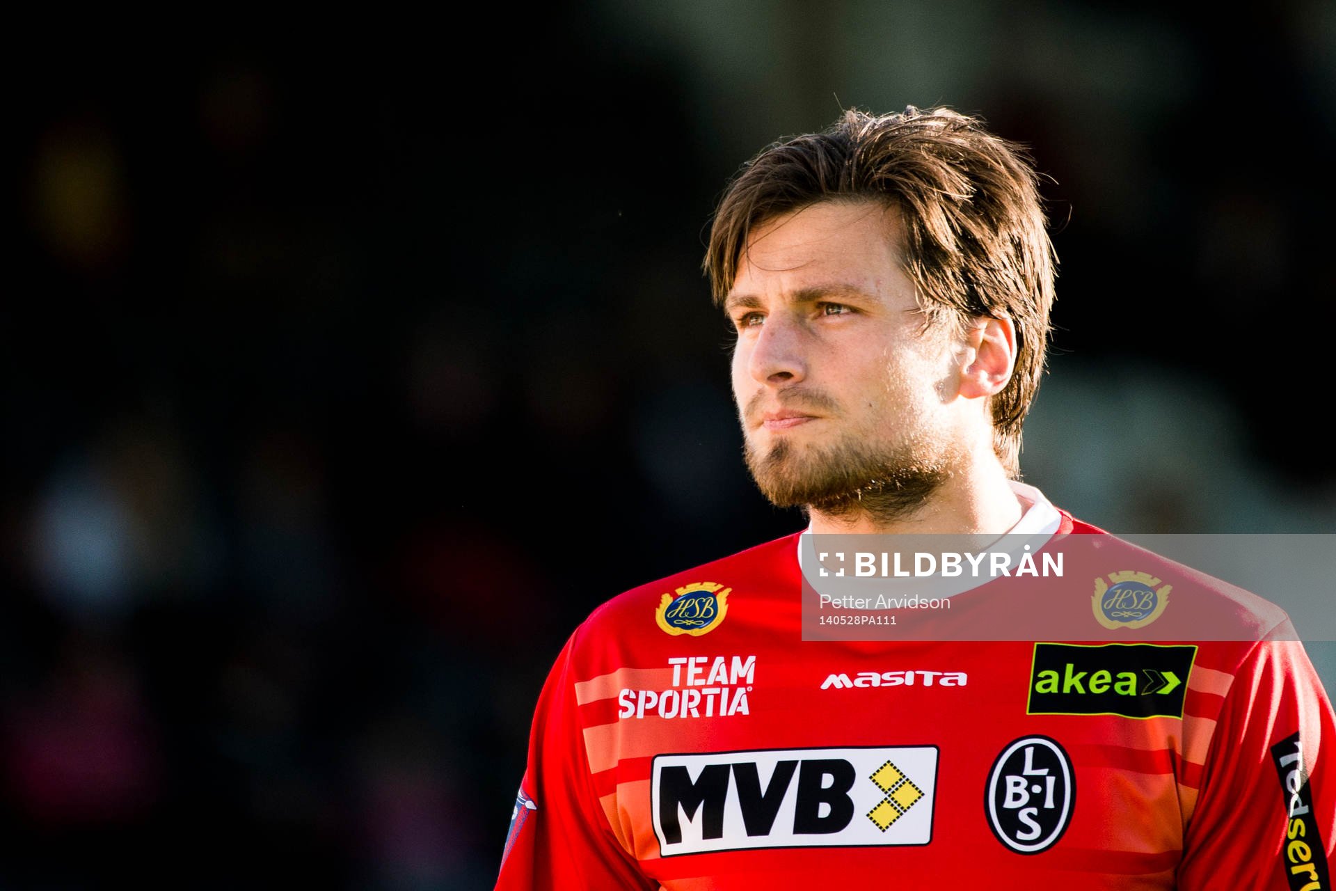 Landskronas målvakt Niklas Uddenäs