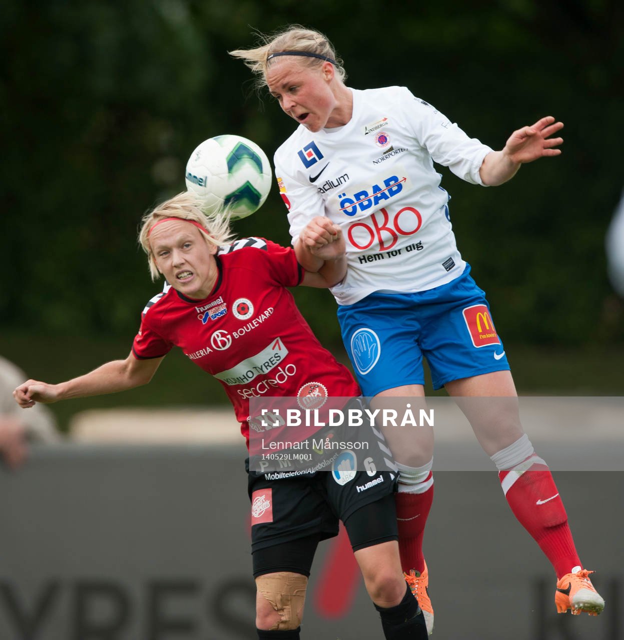 Kristianstads Linnea Liljegärd i matchen i semifinalen i