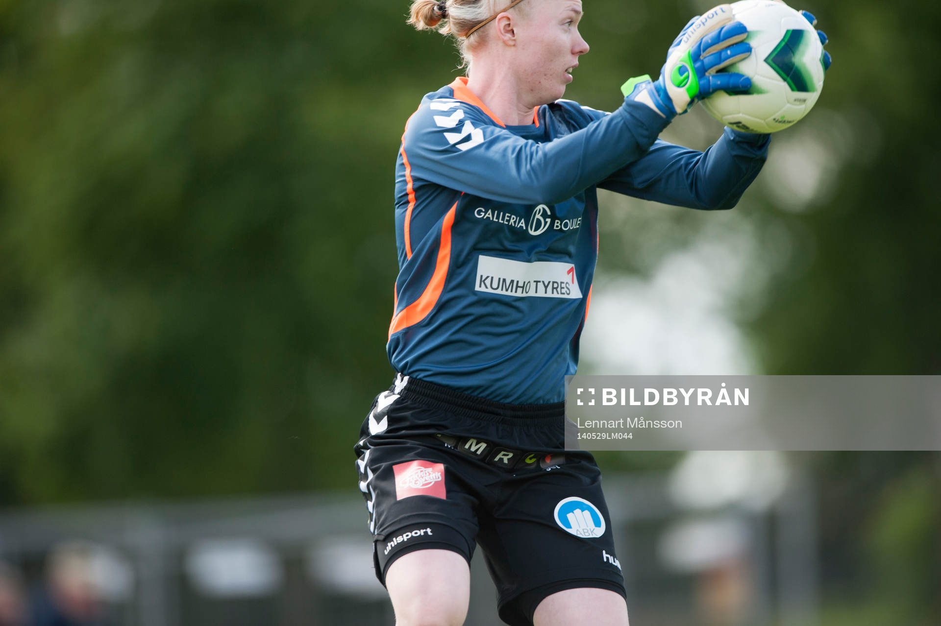 Kristianstads målvakt Hedvig Lindahl i matchen i