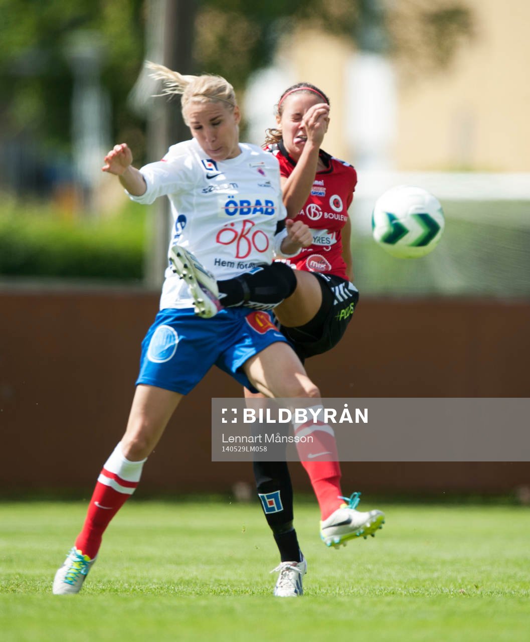 Örebros Elin Magnusson och Kristianstads Therese Andersson