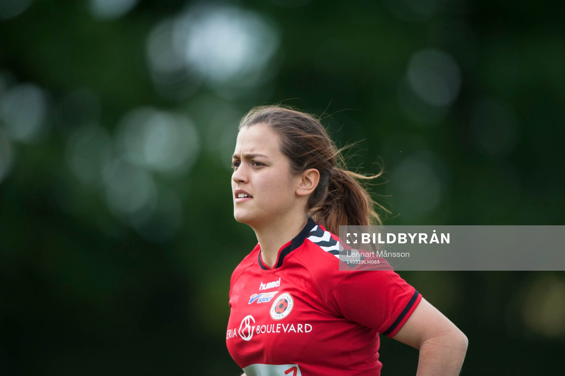 Kristianstads Marija Basunic i matchen i semifinalen i