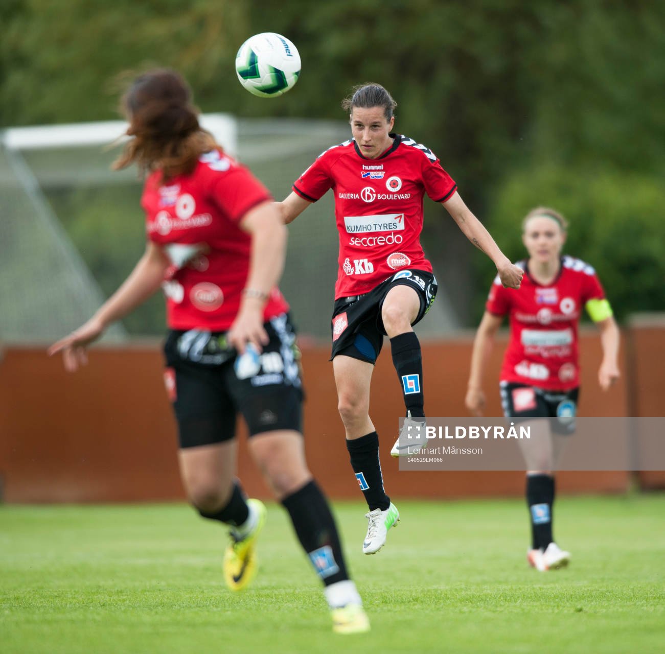 Kristianstads Johanna Rasmussen i matchen i semifinalen i