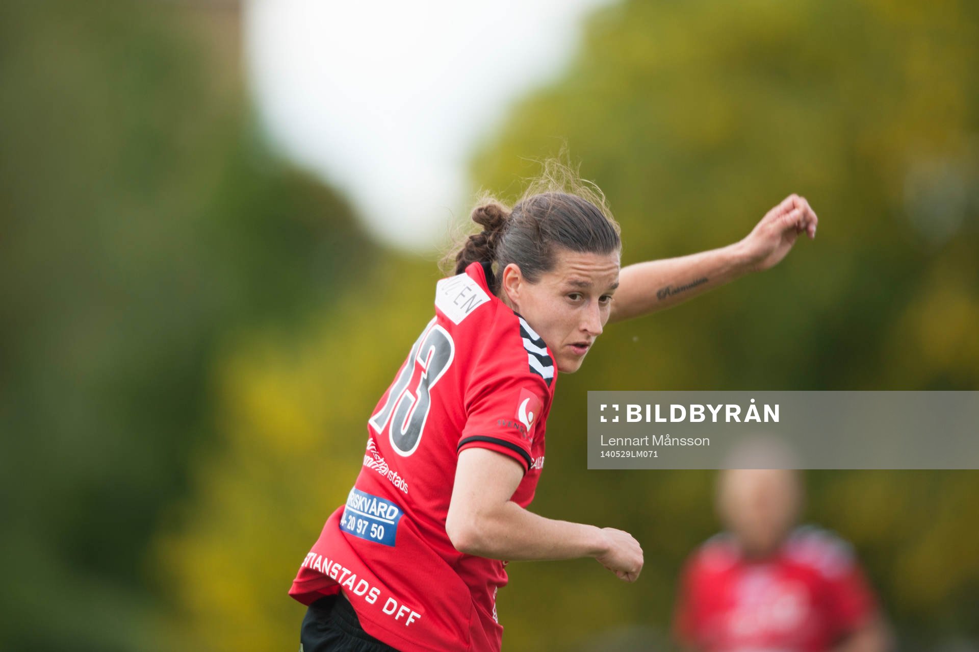 Kristianstads Johanna Rasmussen i matchen i semifinalen i