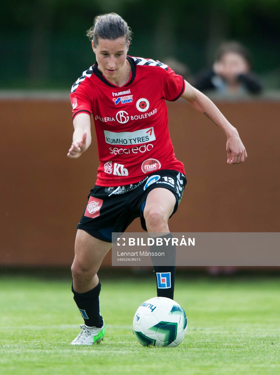 Kristianstads Johanna Rasmussen i matchen i semifinalen i