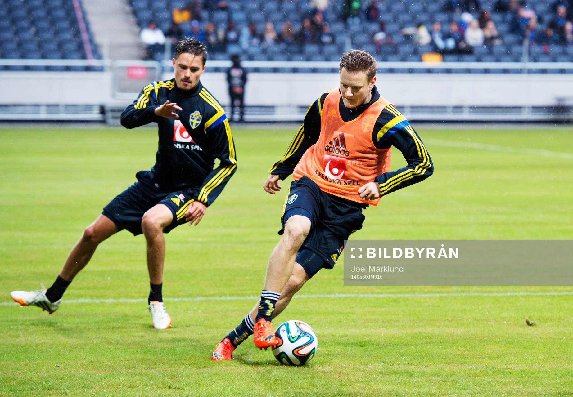 Mikael Lustig och Mattias Johansson på Sveriges