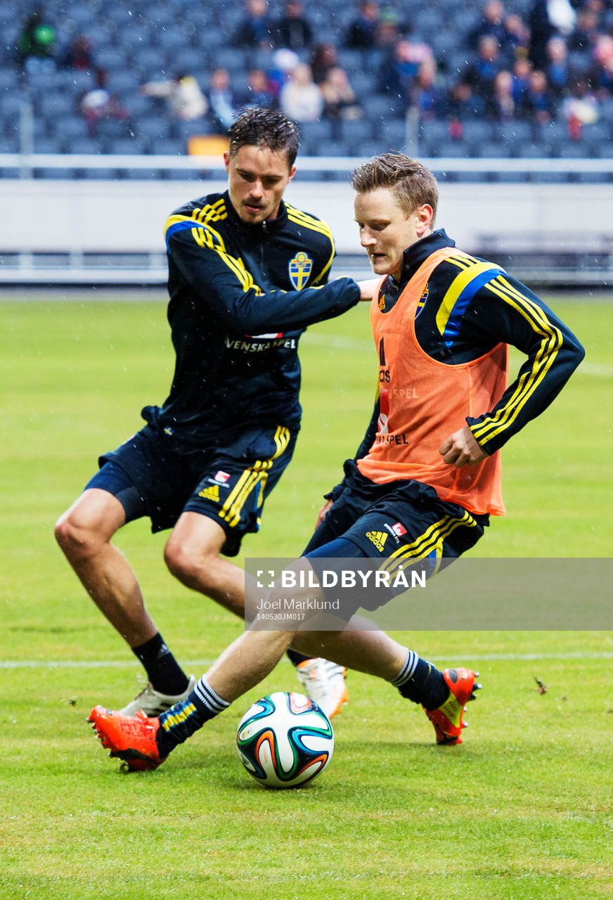 Mikael Lustig och Mattias Johansson på Sveriges