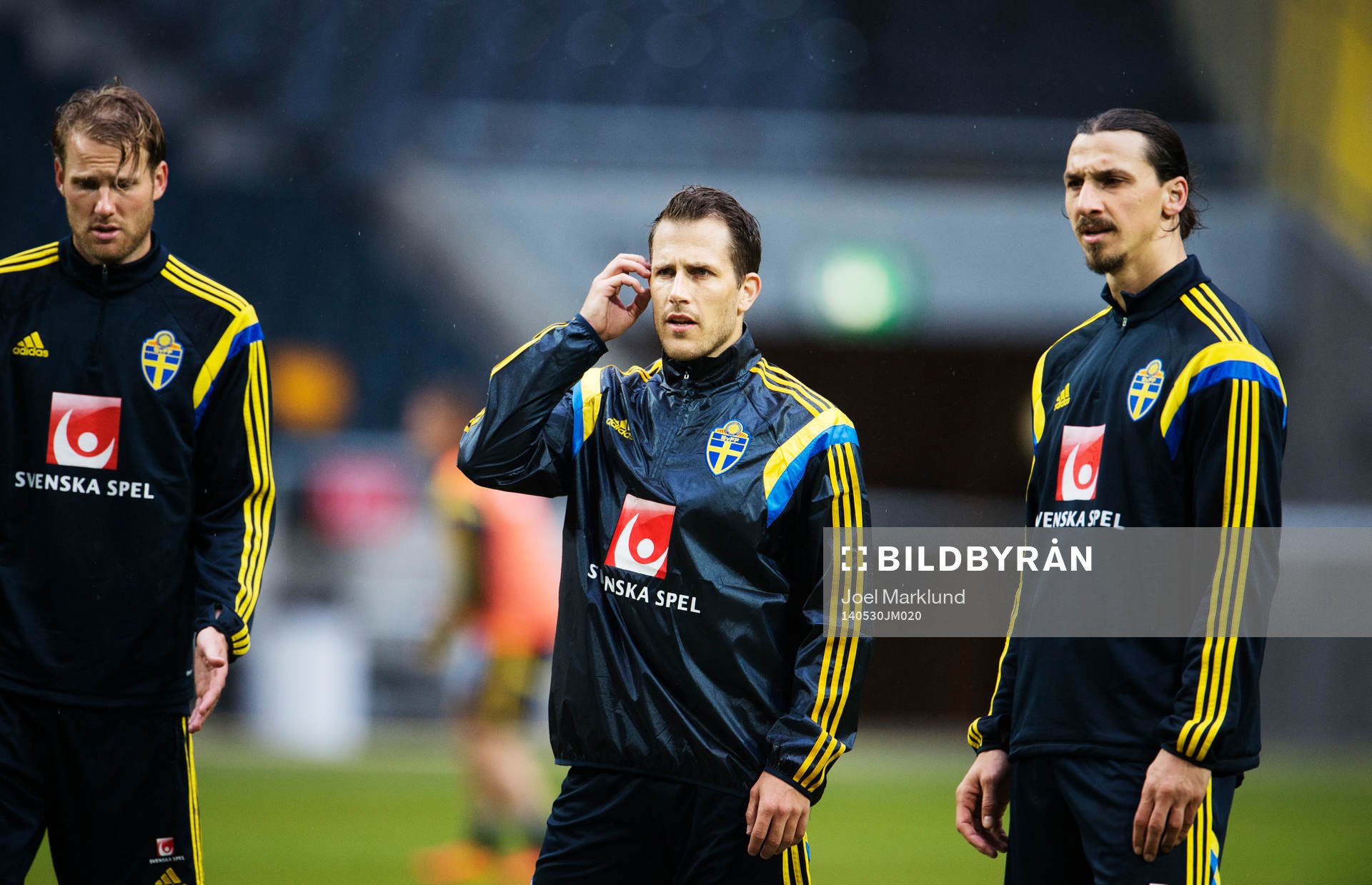 Ola Toivonen, Tobias Hysén och Zlatan Ibrahimovic på