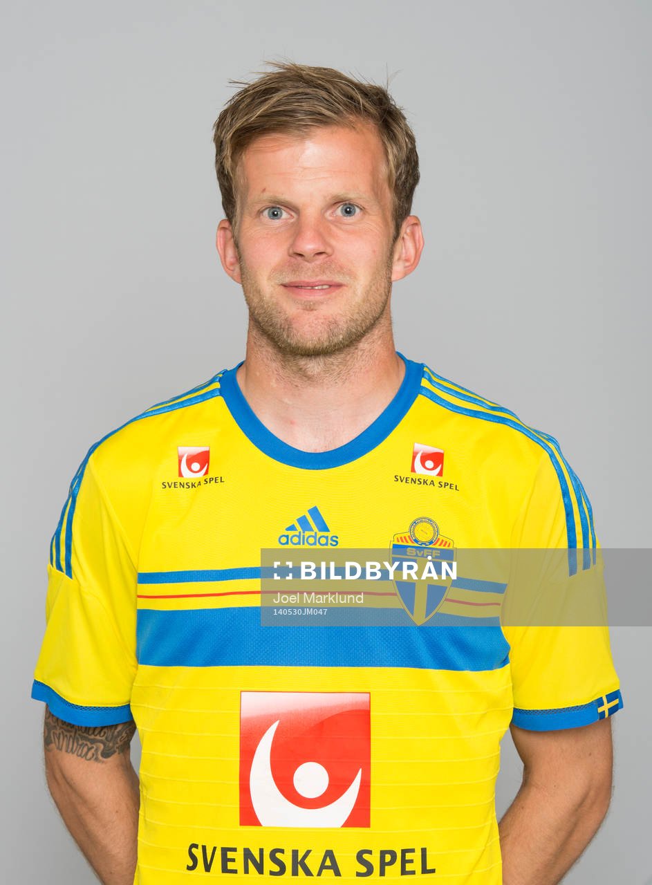 Sveriges fotbollsspelare Mikael Antonsson