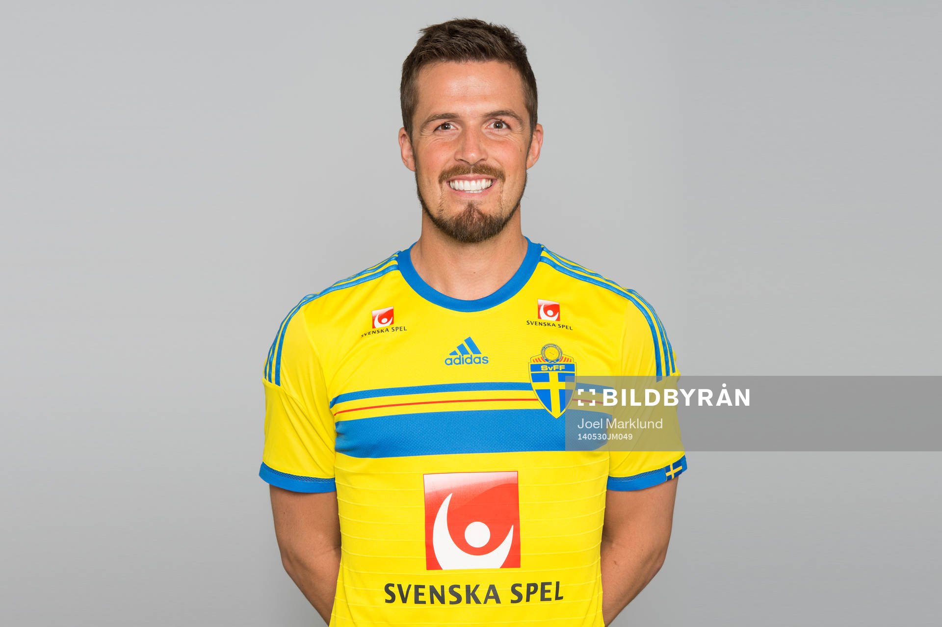 Sveriges fotbollsspelare Per Nilsson