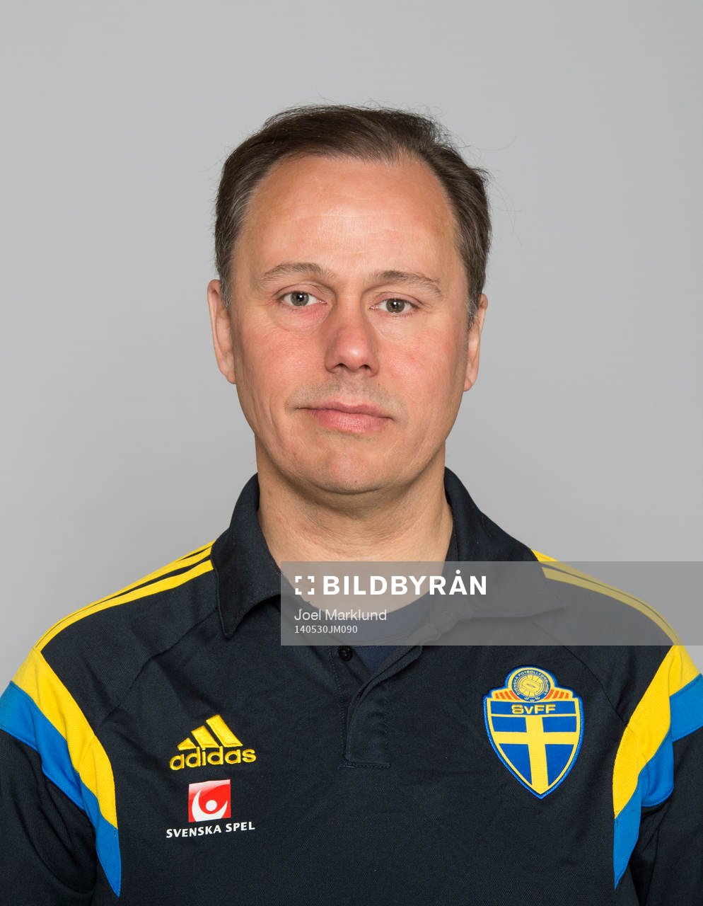 Sveriges presschef Niklas Bodell