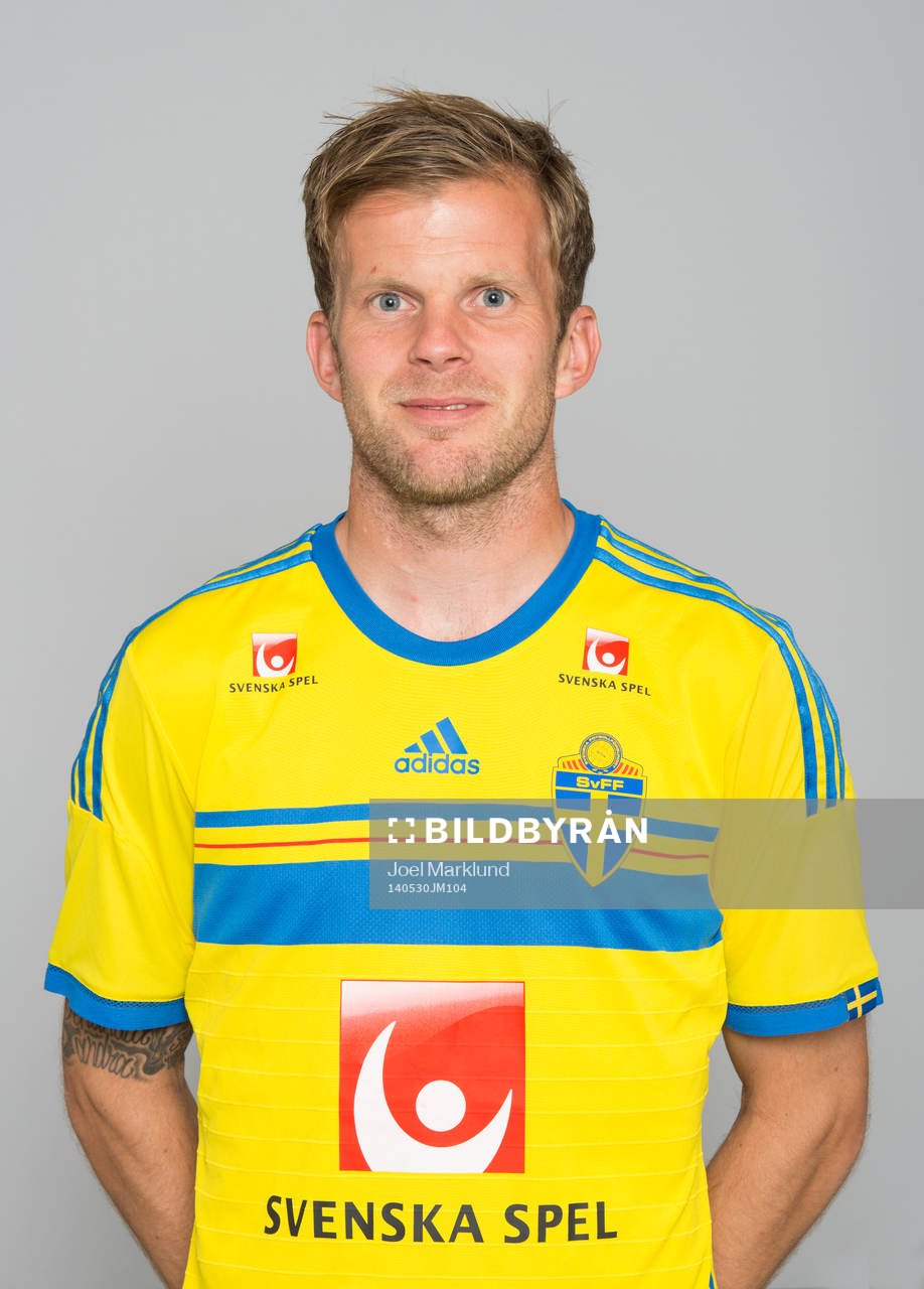 Sveriges fotbollsspelare Mikael Antonsson
