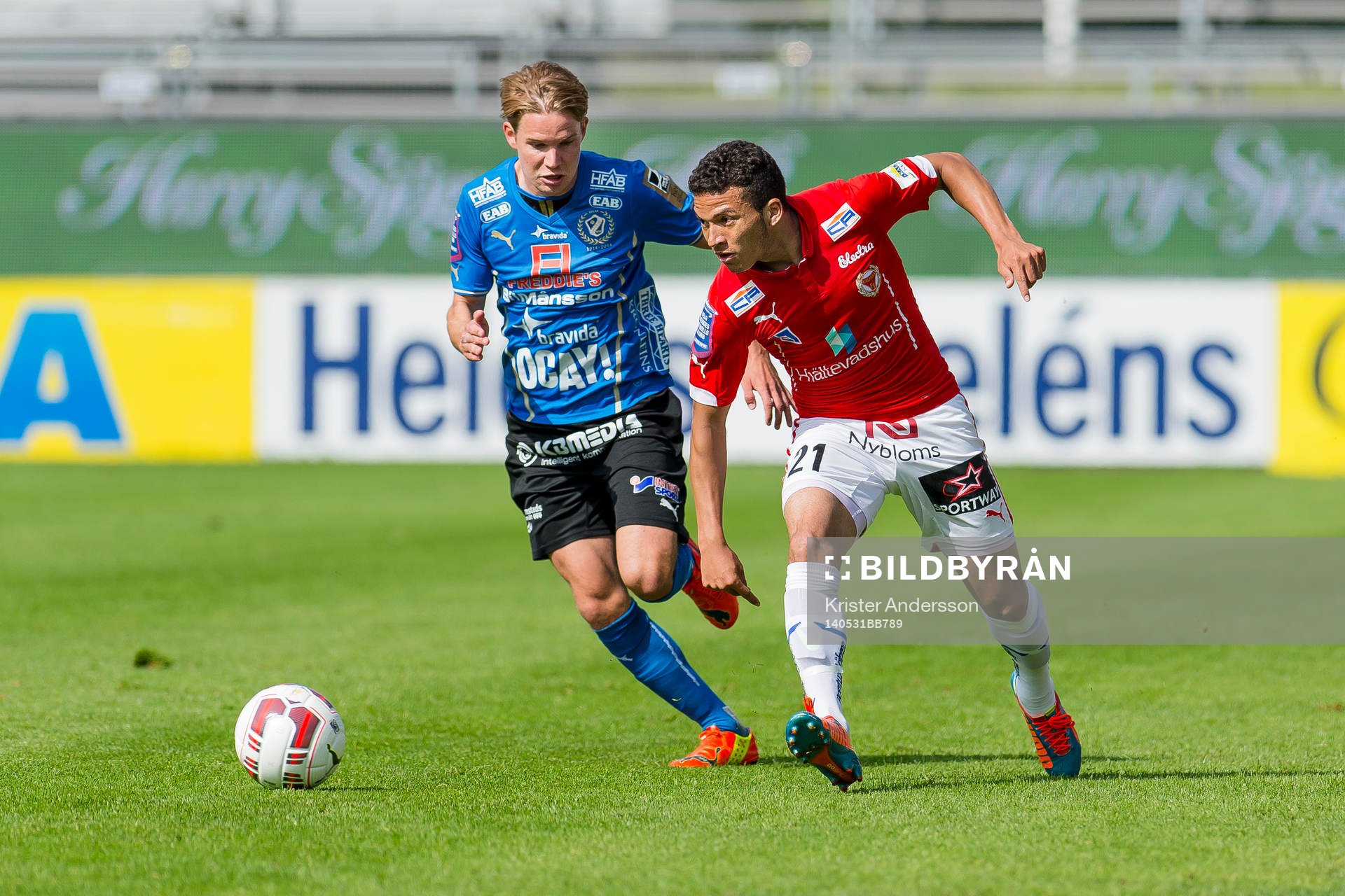 Halmstads Johan Blomberg och Kalmars Marcus Nilsson