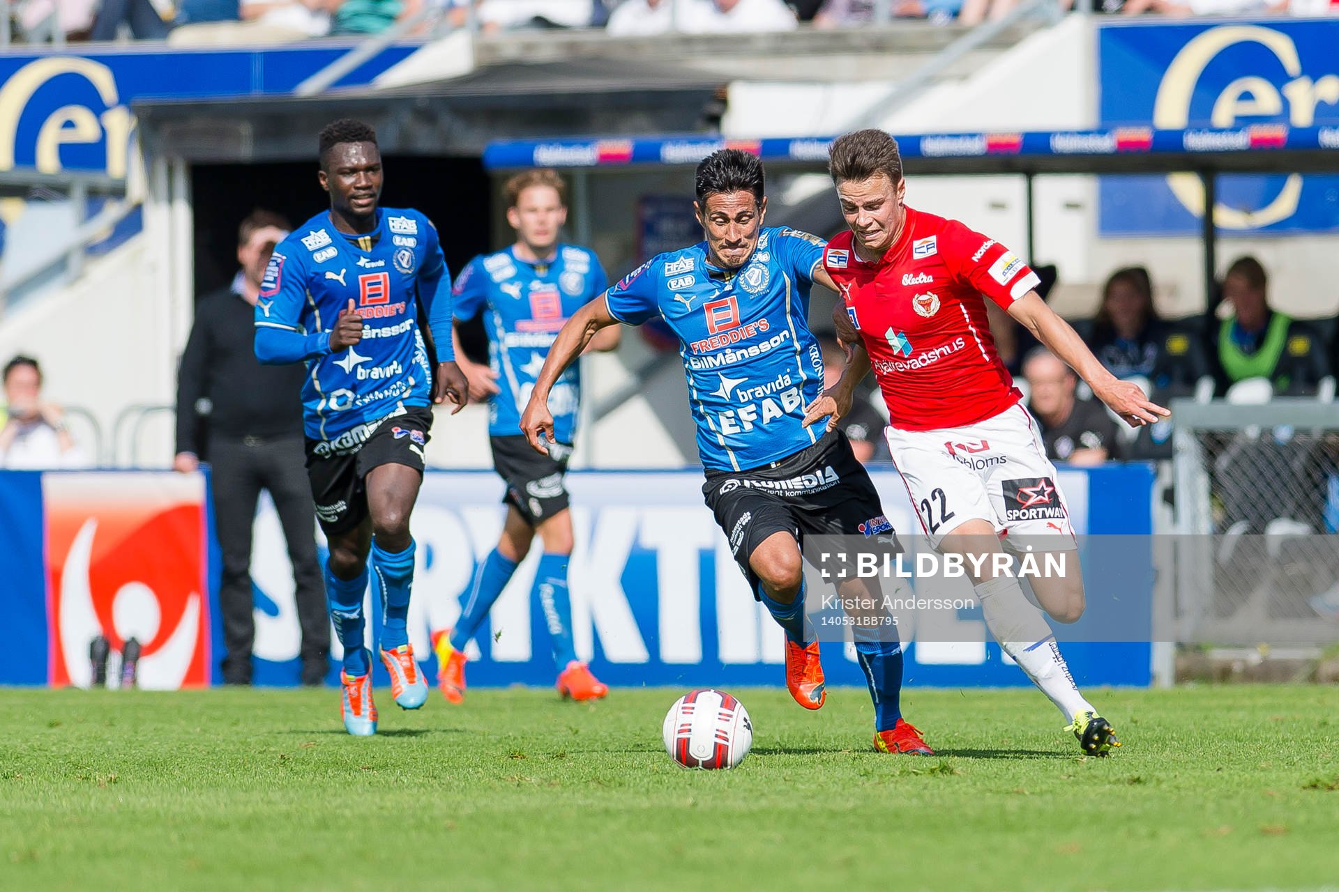 Halmstads Antonio Rojas och Kalmars Melker Hallberg