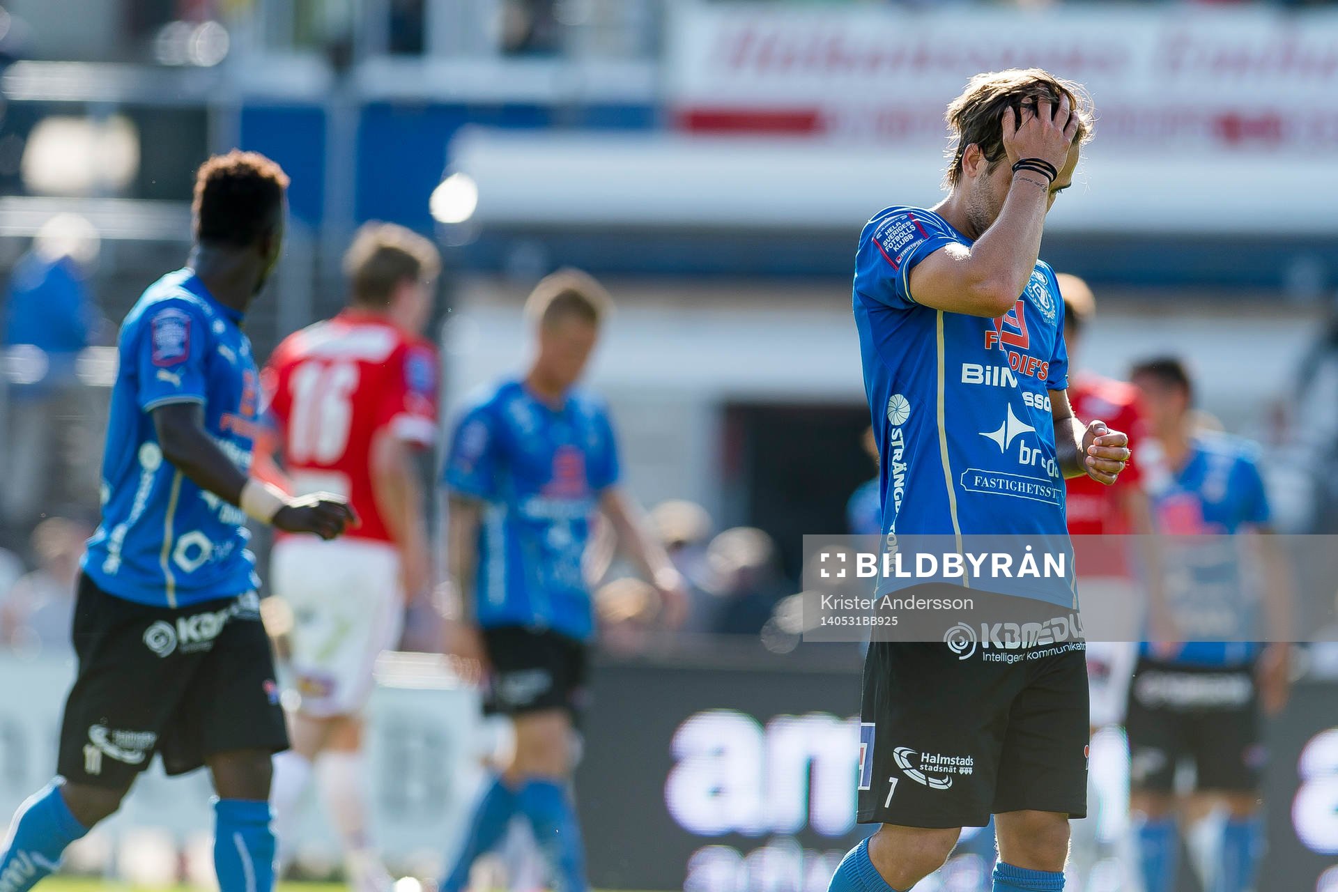 Halmstads Kristinn Steindorsson deppar