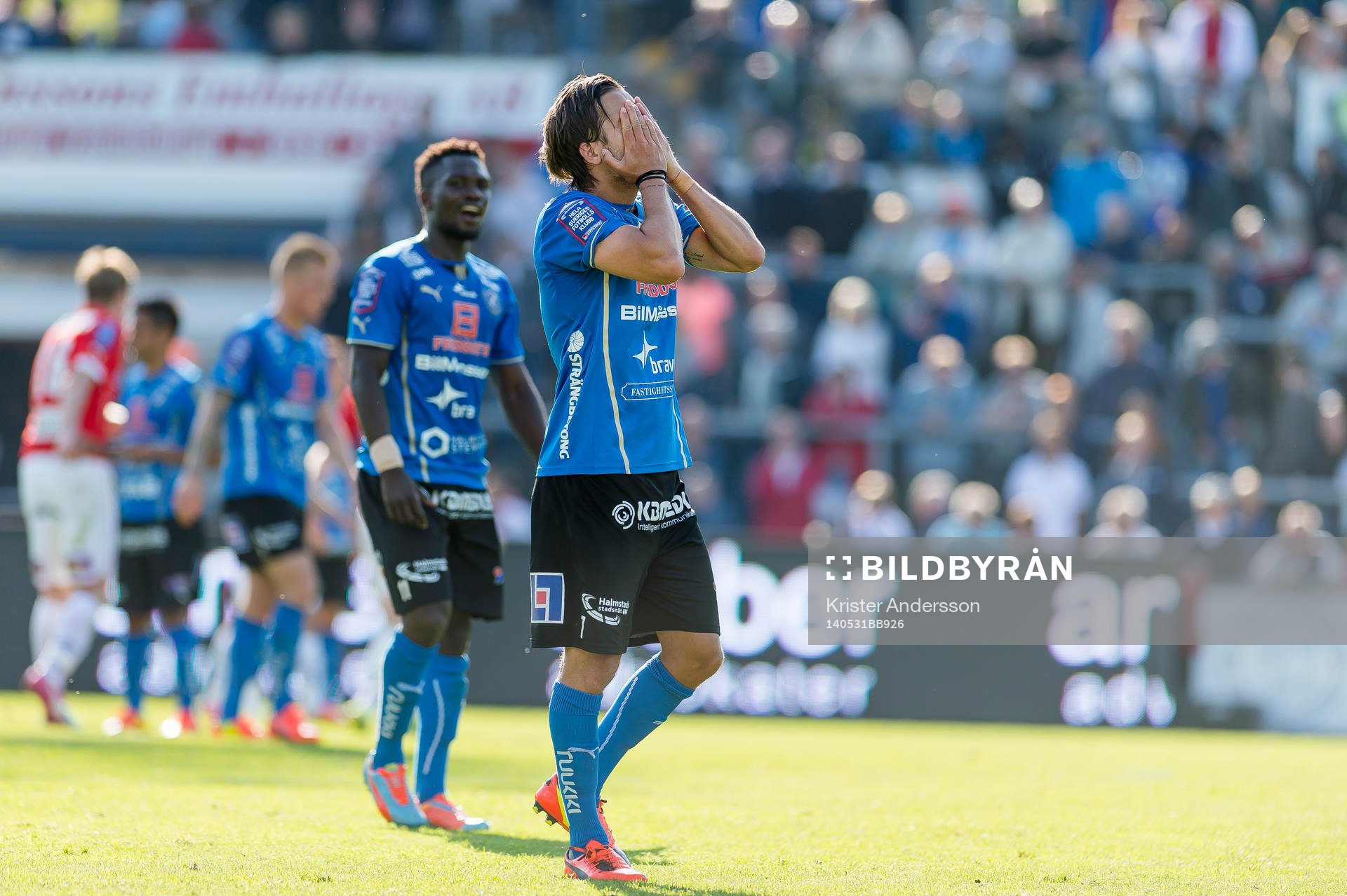 Halmstads Kristinn Steindorsson deppar