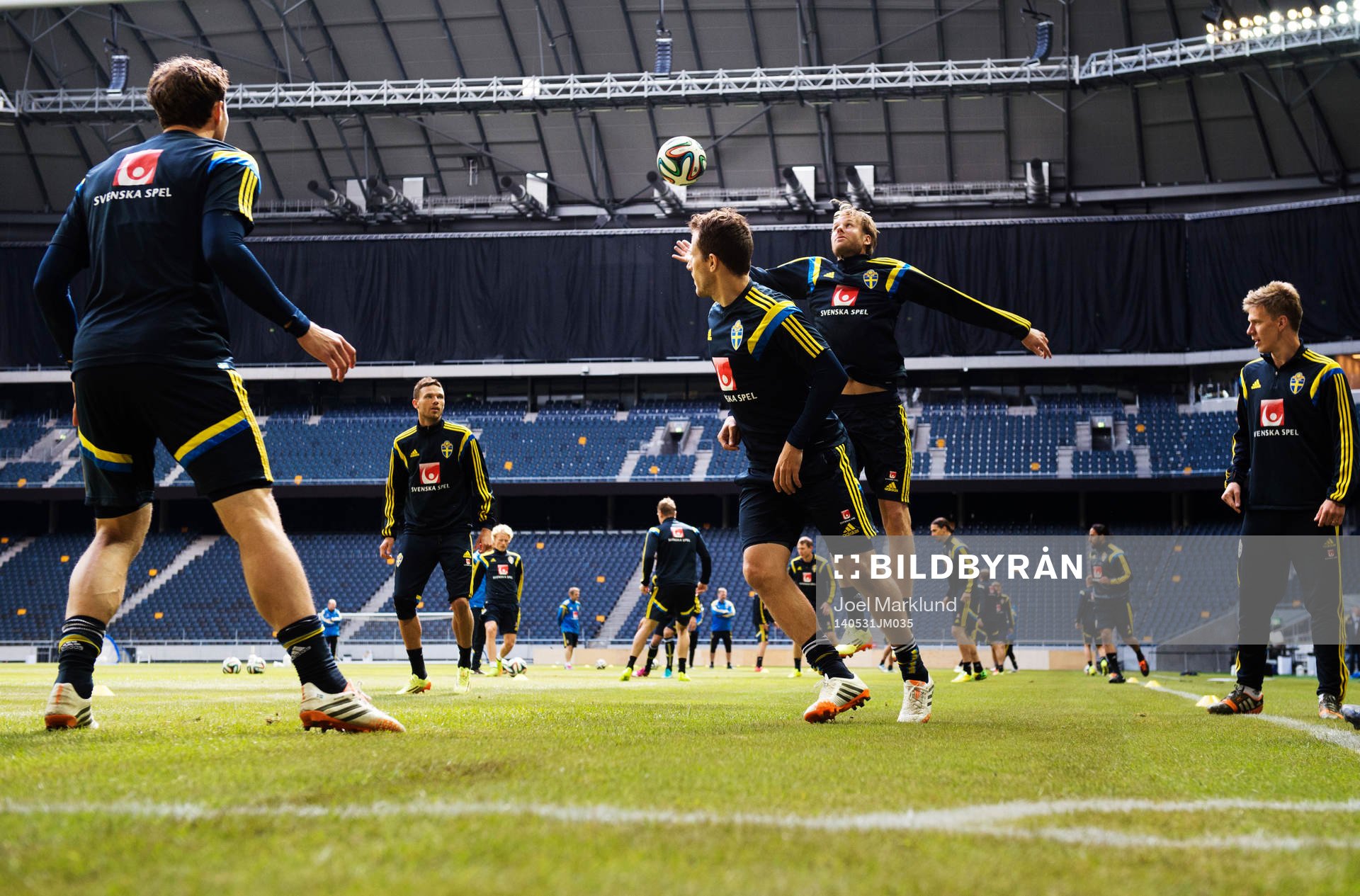 Marcus Berg, Tobias Hysén, Ola Toivonen och Pontus